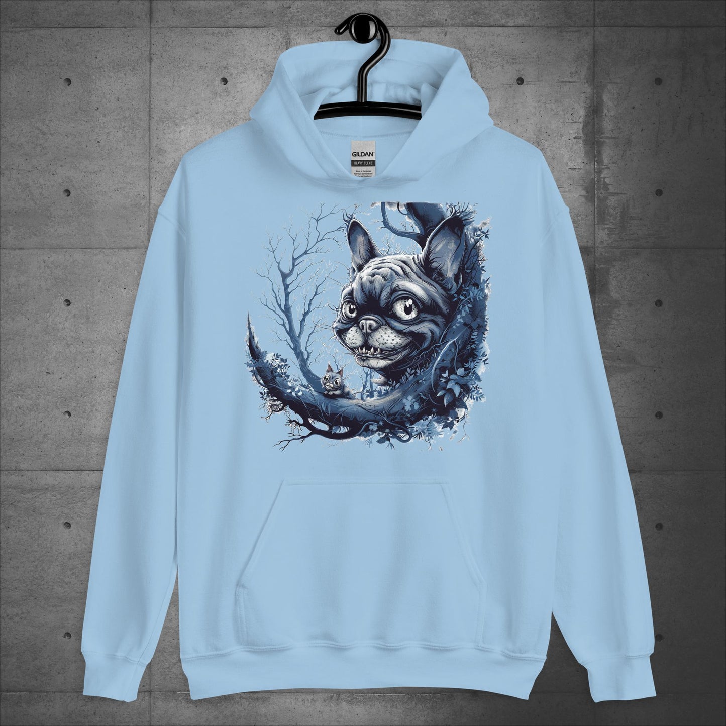 Frenchie Cheshire Cat - Unisex Hoodie - Frenchie Emporium