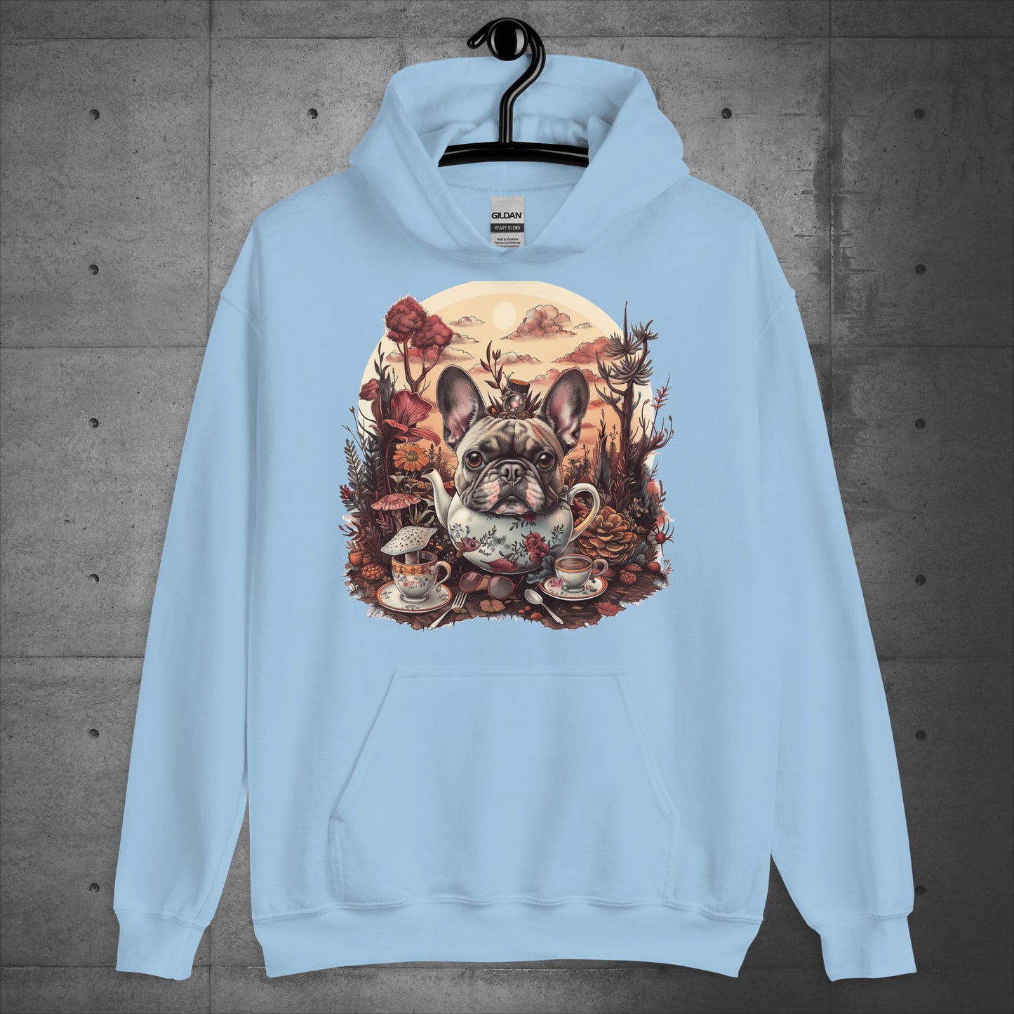 Tea Party Frenchie - Unisex Hoodie - Frenchie Emporium