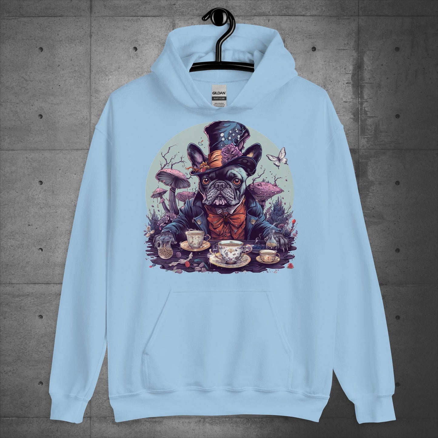 Frenchie Mad Hatter - Unisex Hoodie - Frenchie Emporium