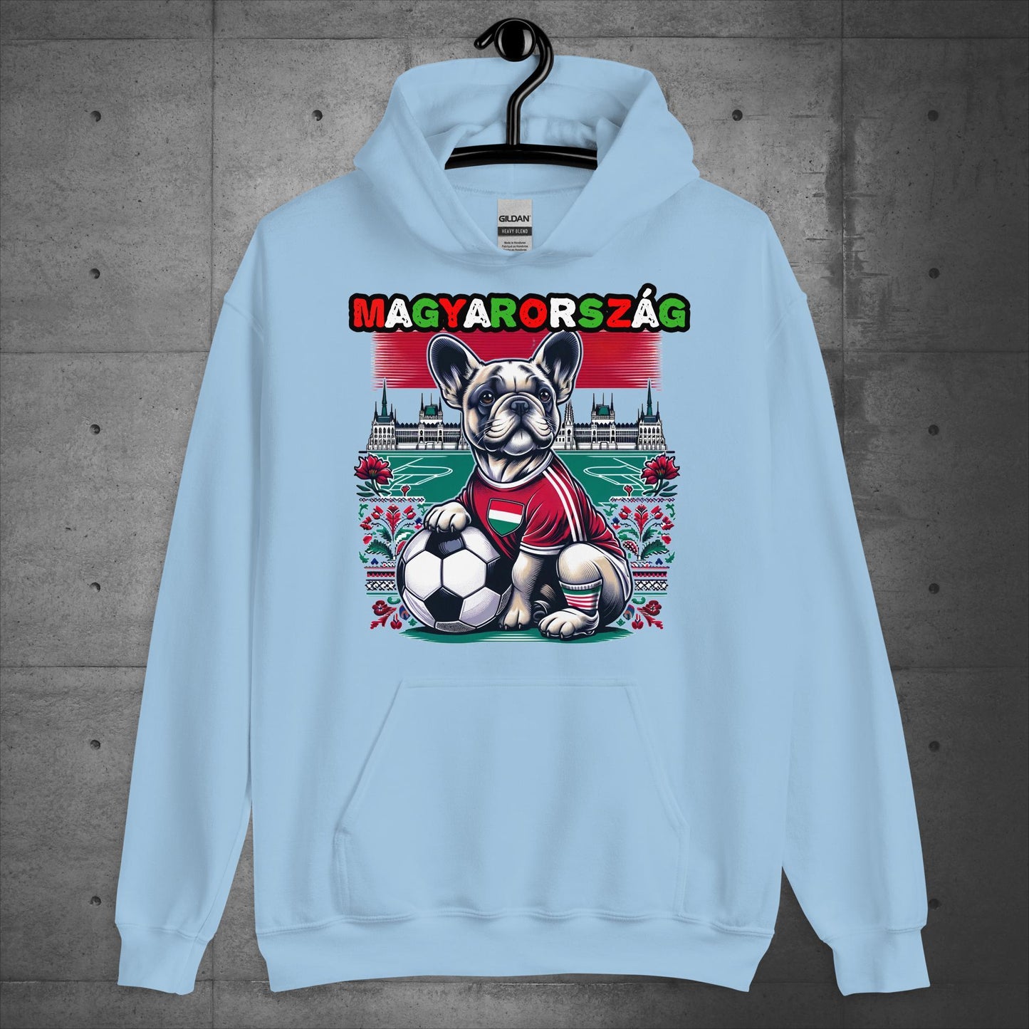Frenchie Magyarország Football Fan - Unisex Hoodie - Frenchie Emporium