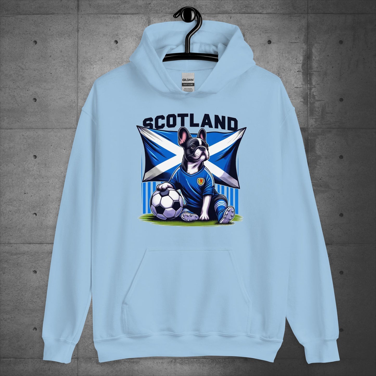 Frenchie Scotland Football Fan - Unisex Hoodie - Frenchie Emporium