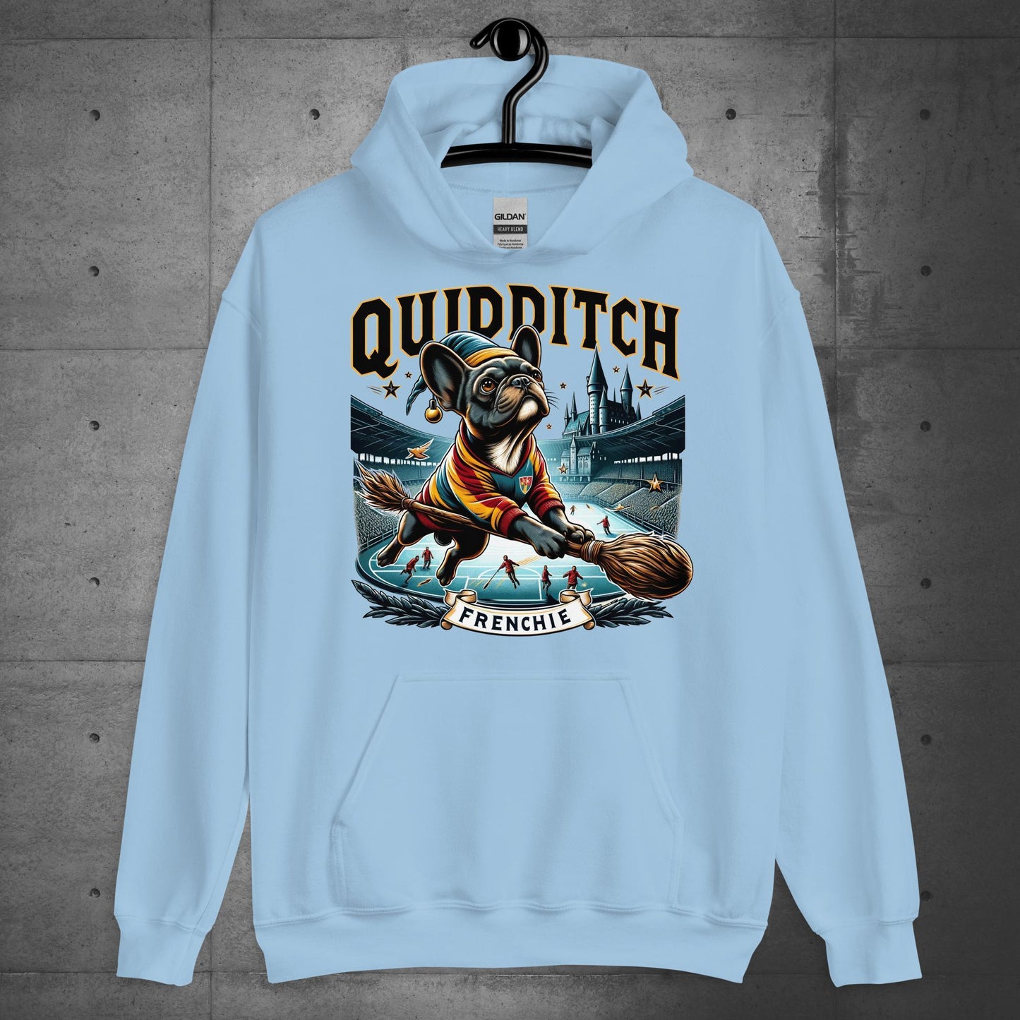 Unisex "Quidditch Frenchie" Hoodie - Frenchie Emporium