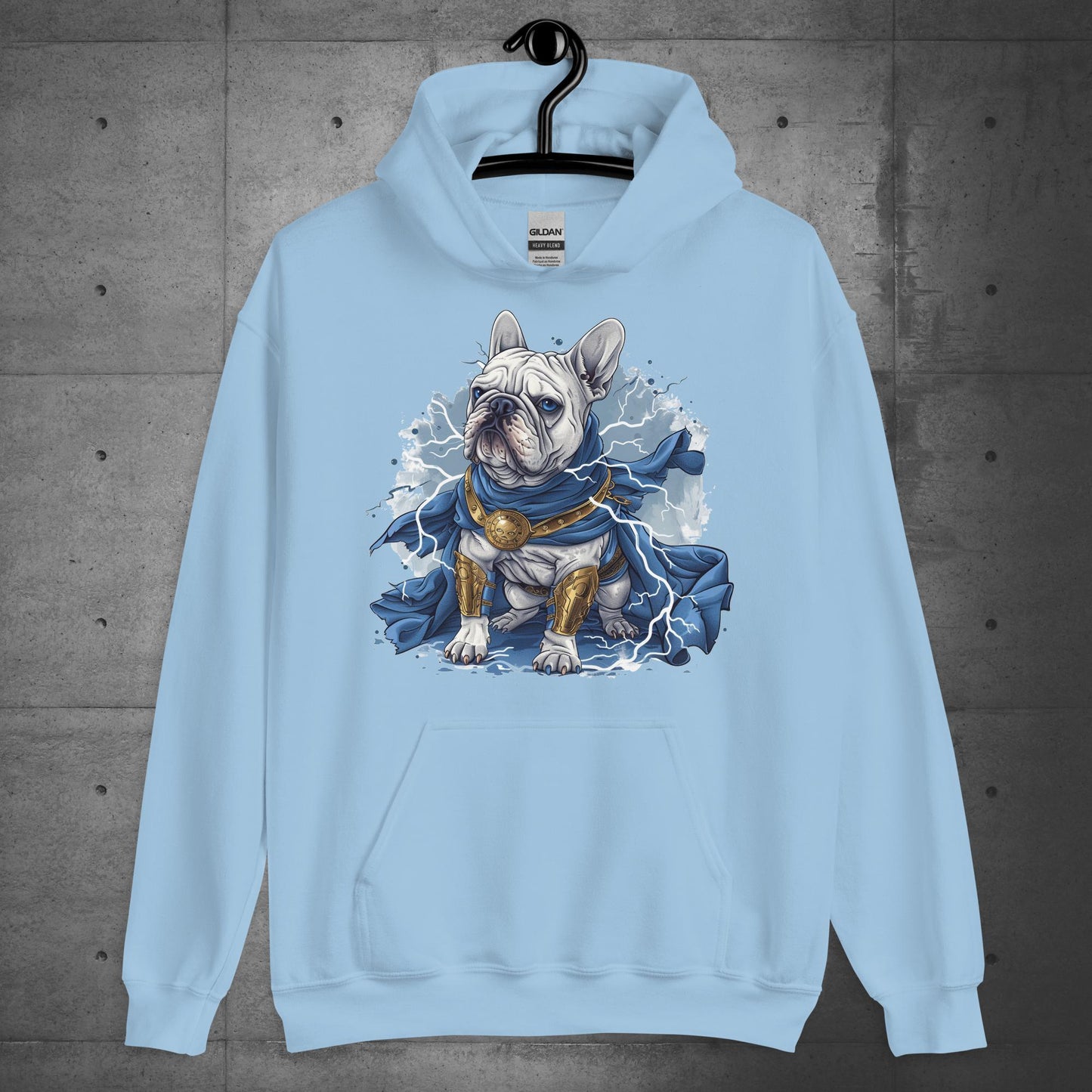 "Divine Authority" Frenchie Unisex Hoodie - Frenchie Emporium