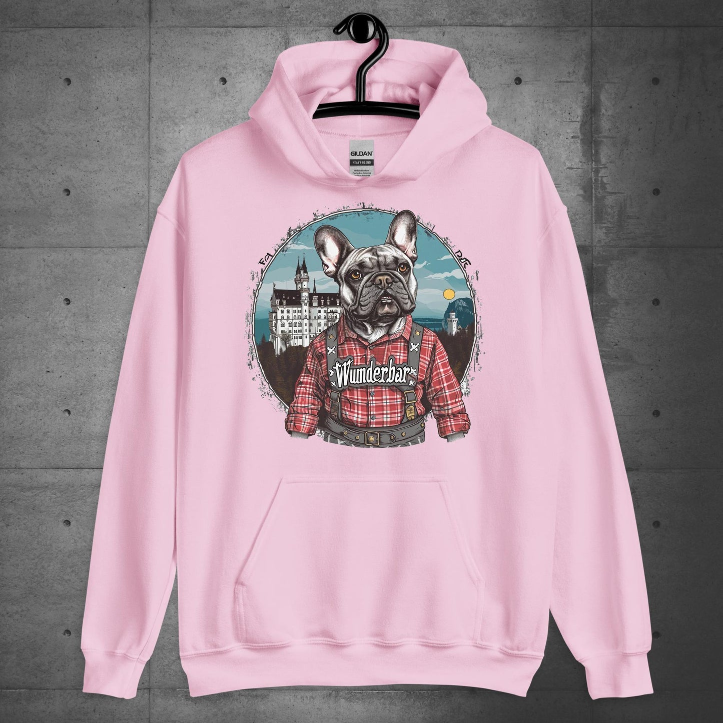 Wunderbar Frenchie in Lederhosen Unisex Hoodie - Frenchie Emporium
