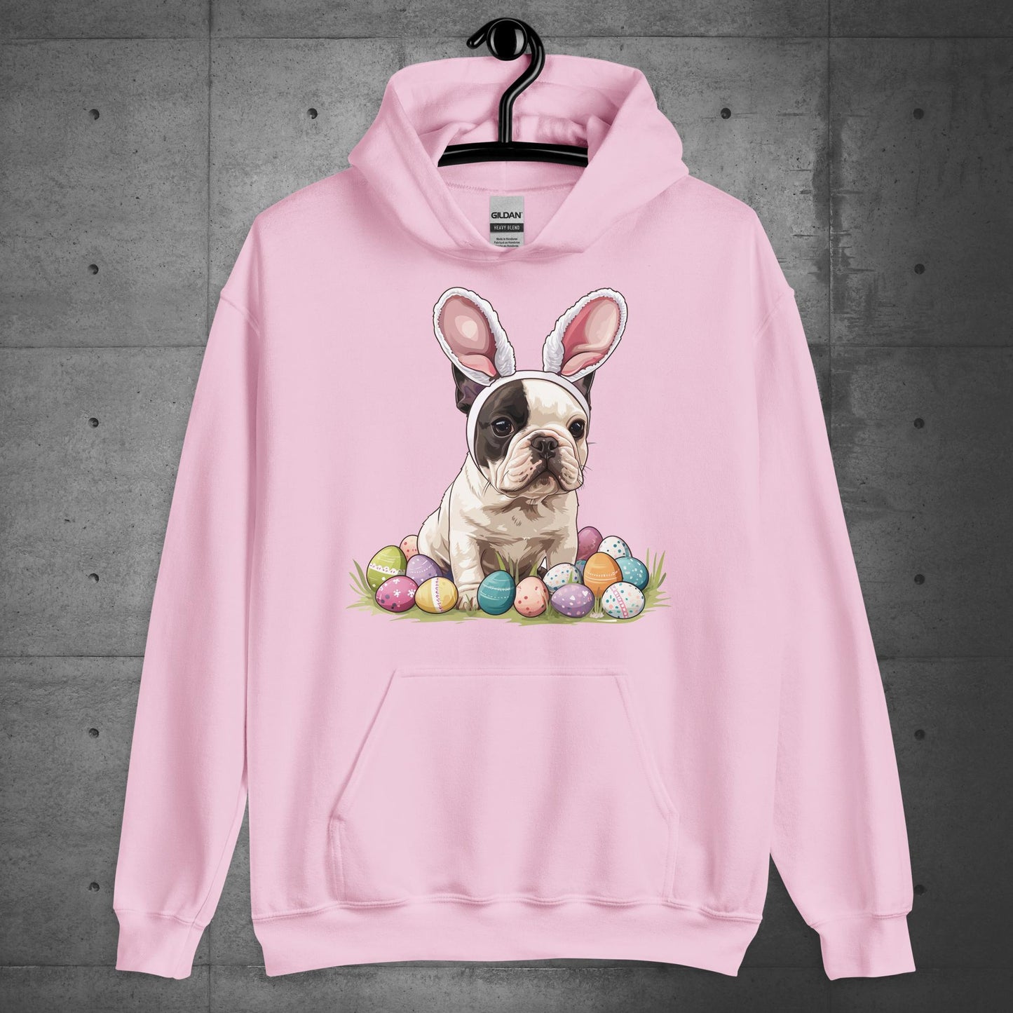 Frenchie Easter Bunny Bliss Unisex Hoodie - Frenchie Emporium