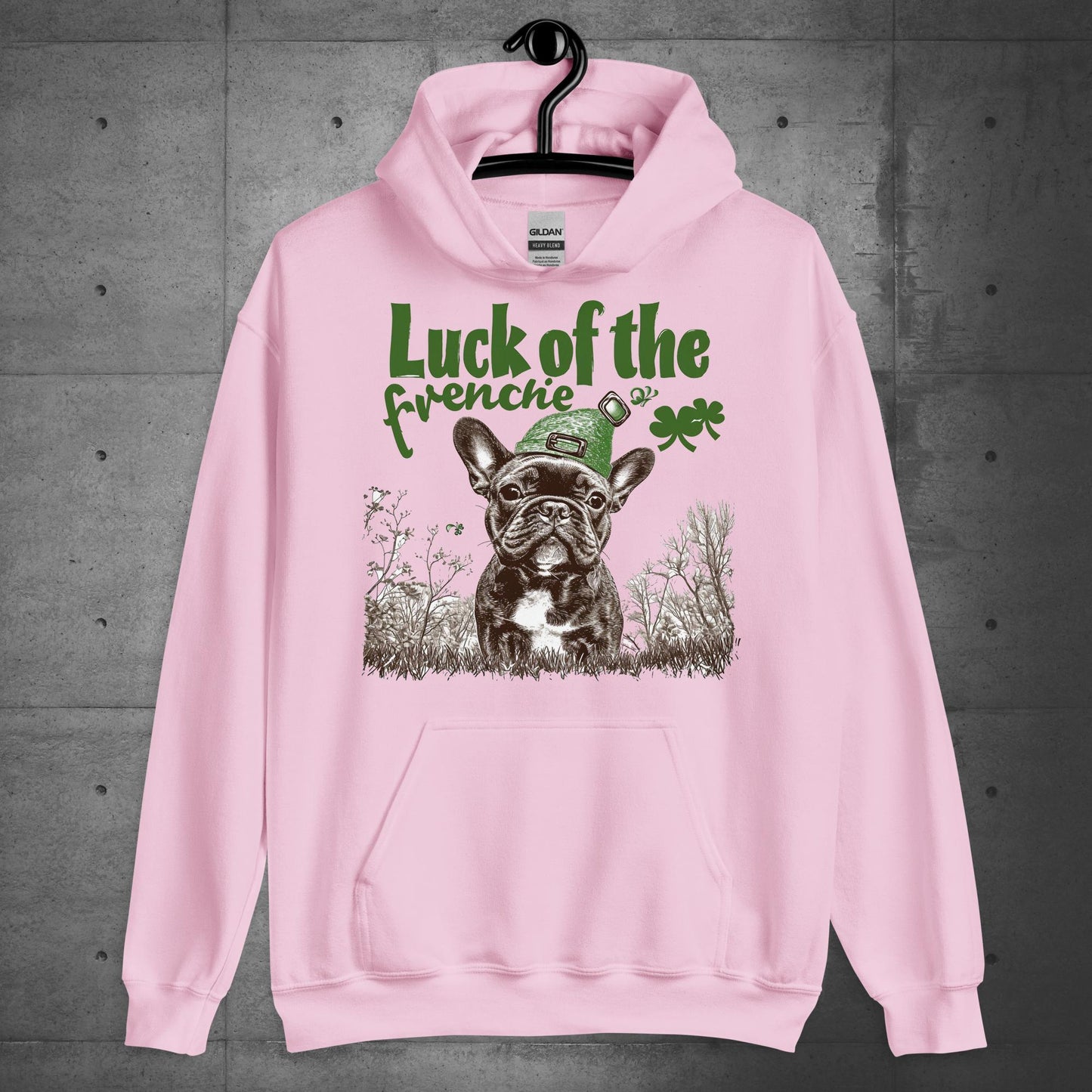 Luck of the Paw-rish Frenchie Unisex Hoodie - Frenchie Emporium