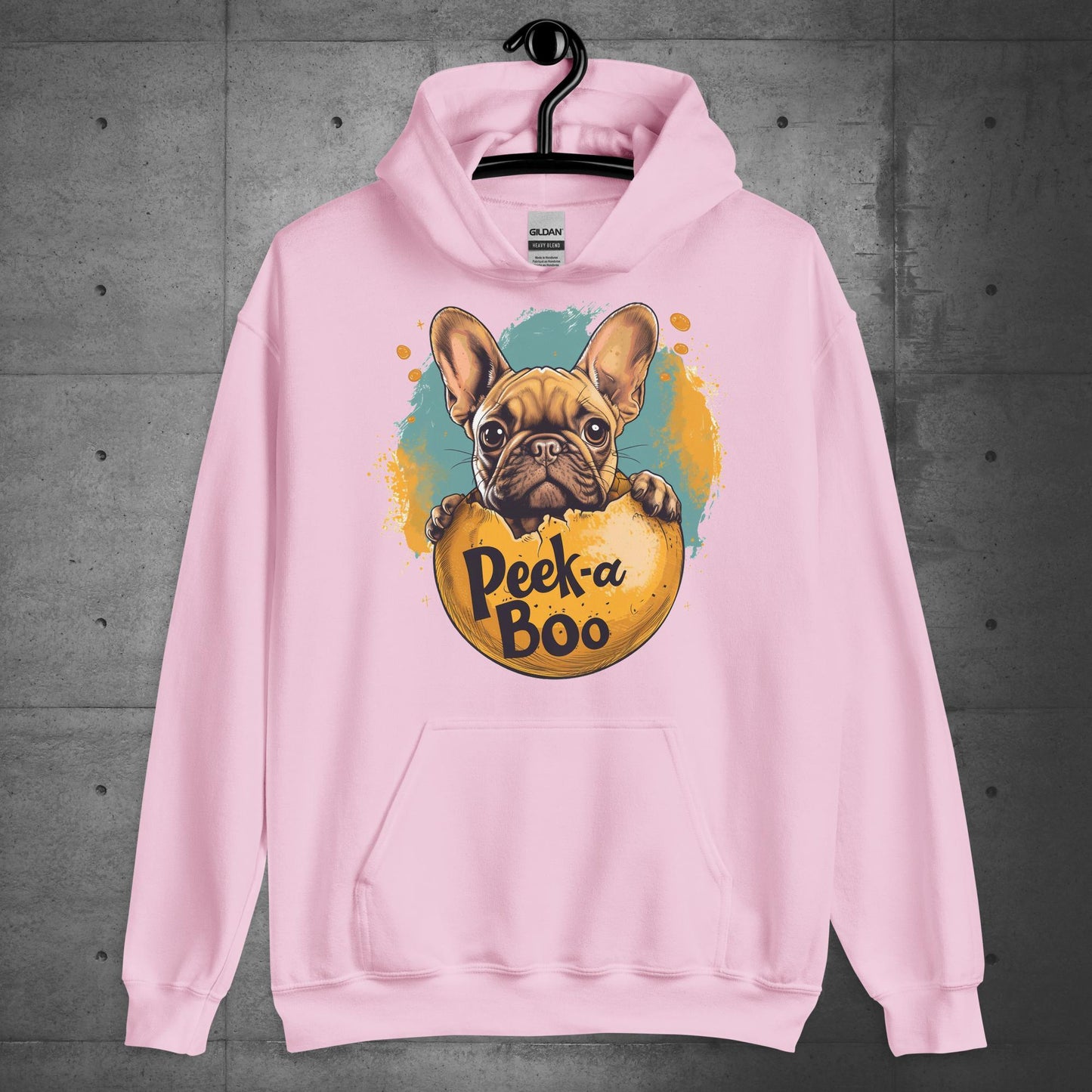 "Peek-a-Boo Frenchie" - Unisex Hoodie - Frenchie Emporium