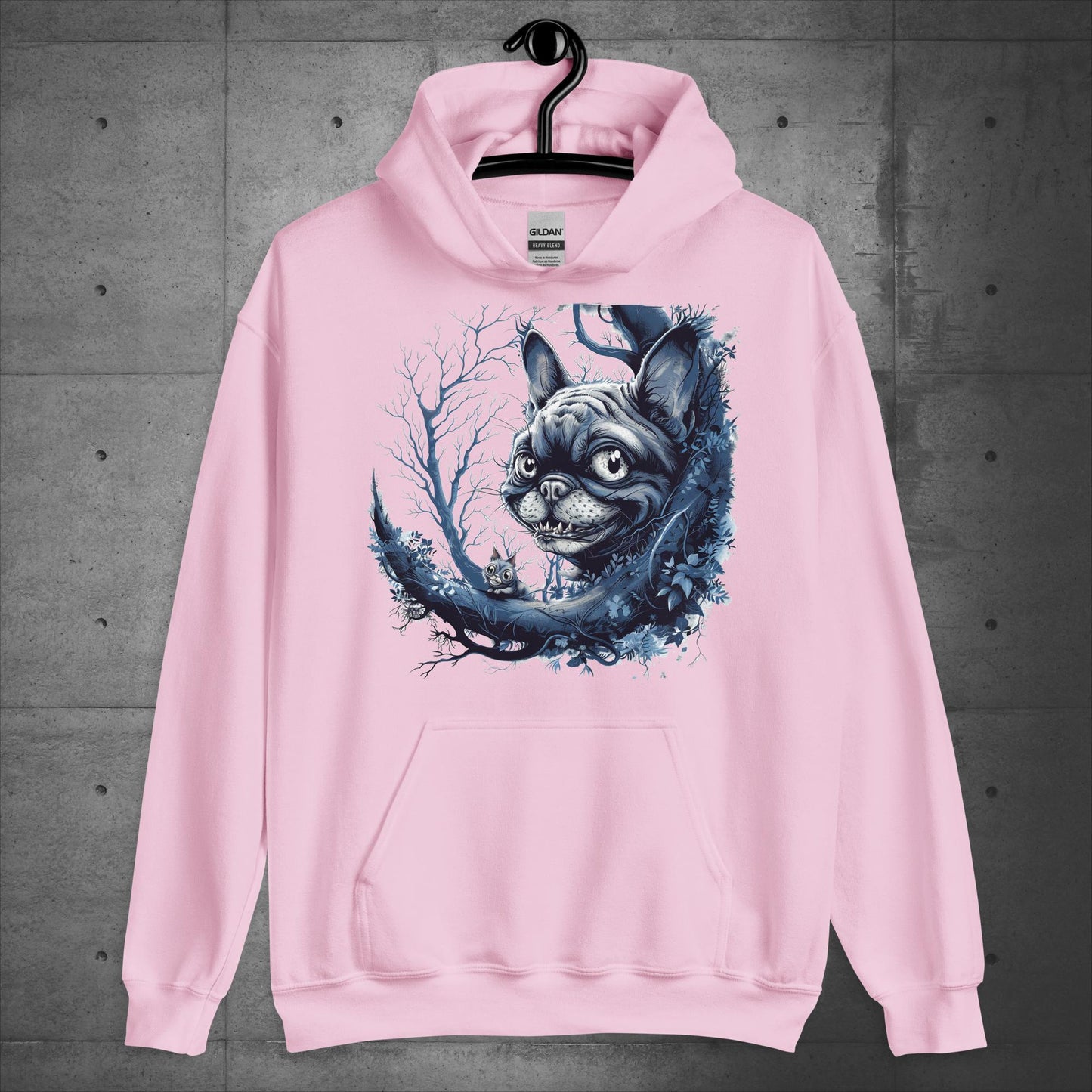 Frenchie Cheshire Cat - Unisex Hoodie - Frenchie Emporium
