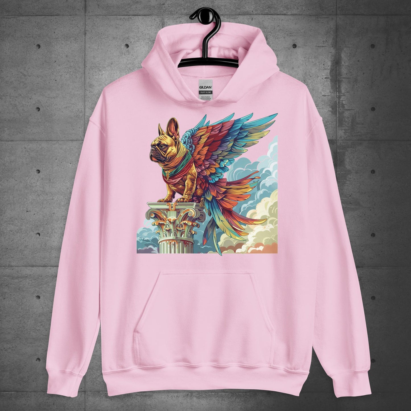 "Wings of Majesty" Frenchie Unisex Hoodie - Frenchie Emporium