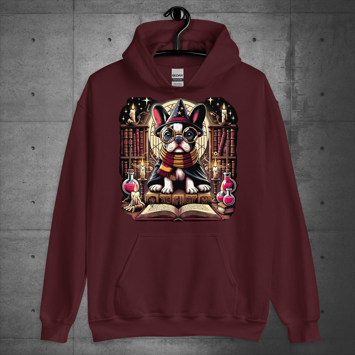 Unisex "Frenchie Wizard's Apprentice" Hoodie - Frenchie Emporium