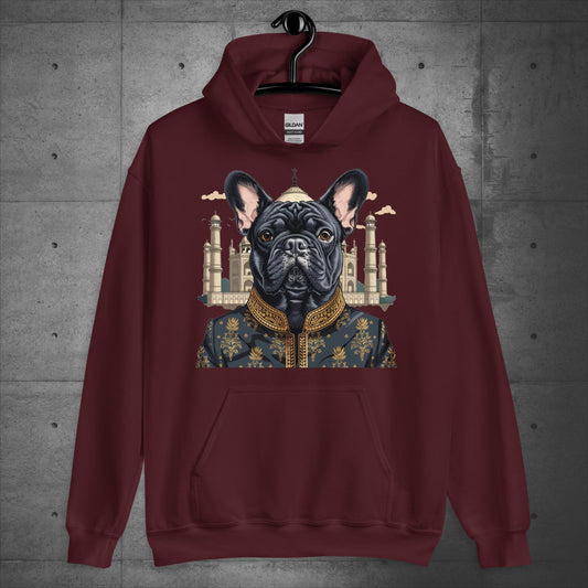 Enchanting Taj Mahal Frenchie Unisex Hoodie - Frenchie Emporium