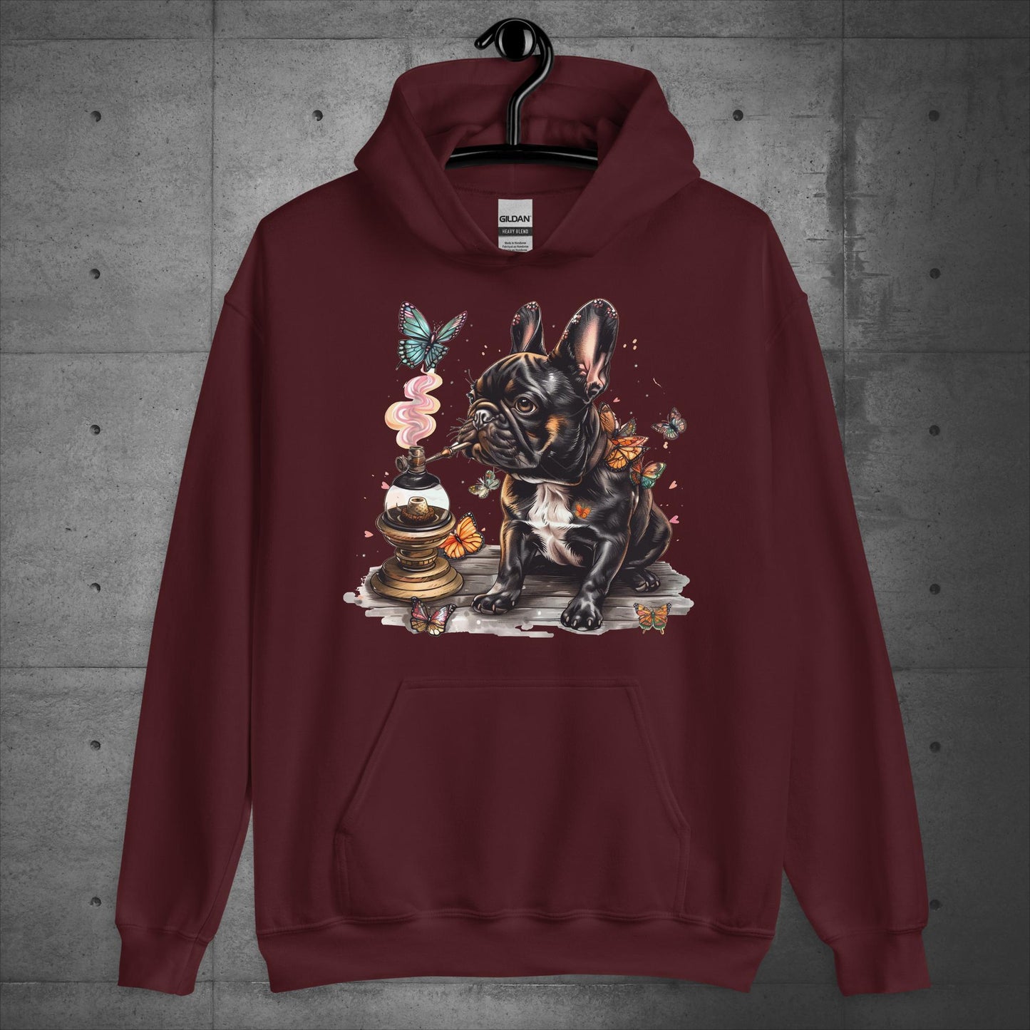 Frenchie Caterpillar Frenchie - Unisex Hoodie - Frenchie Emporium