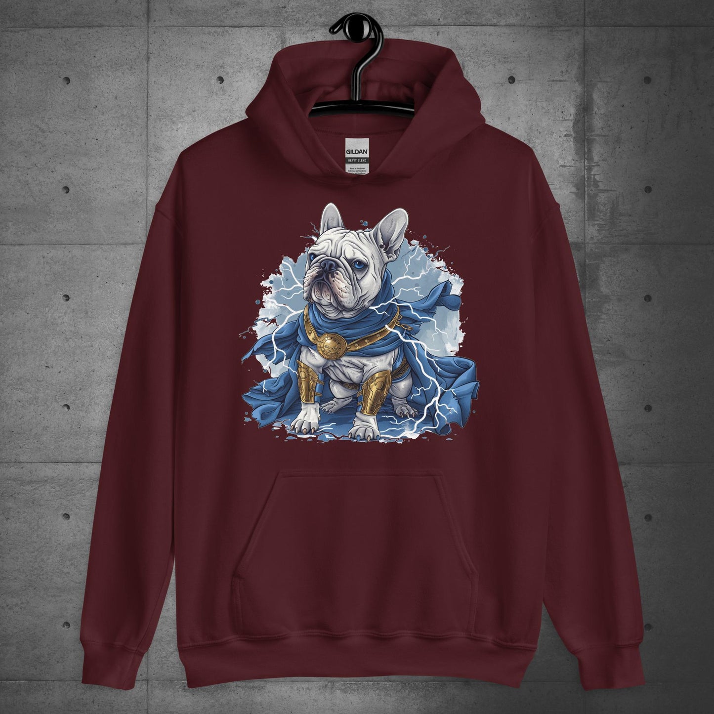 "Divine Authority" Frenchie Unisex Hoodie - Frenchie Emporium