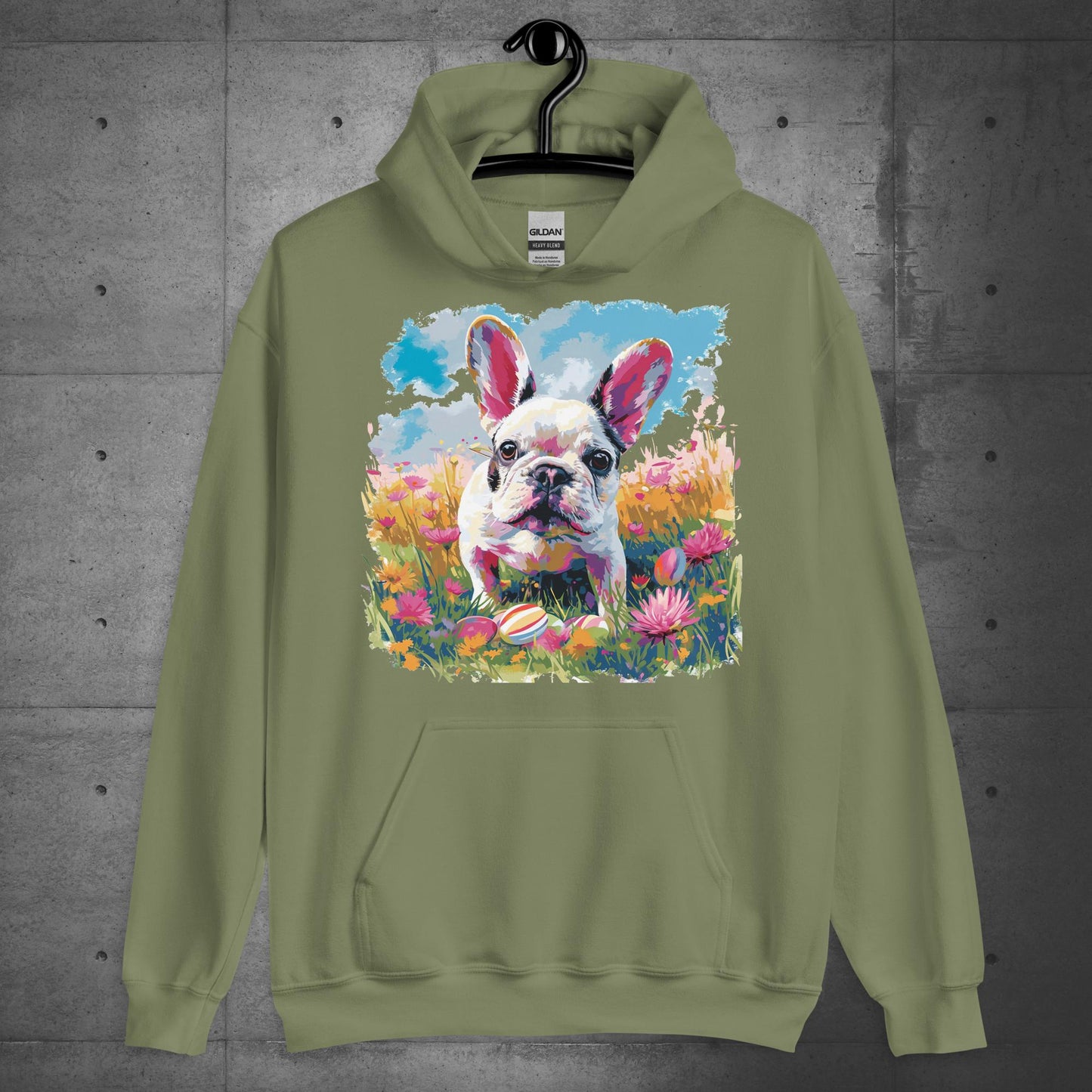 Frenchie Easter Delight Unisex Hoodie