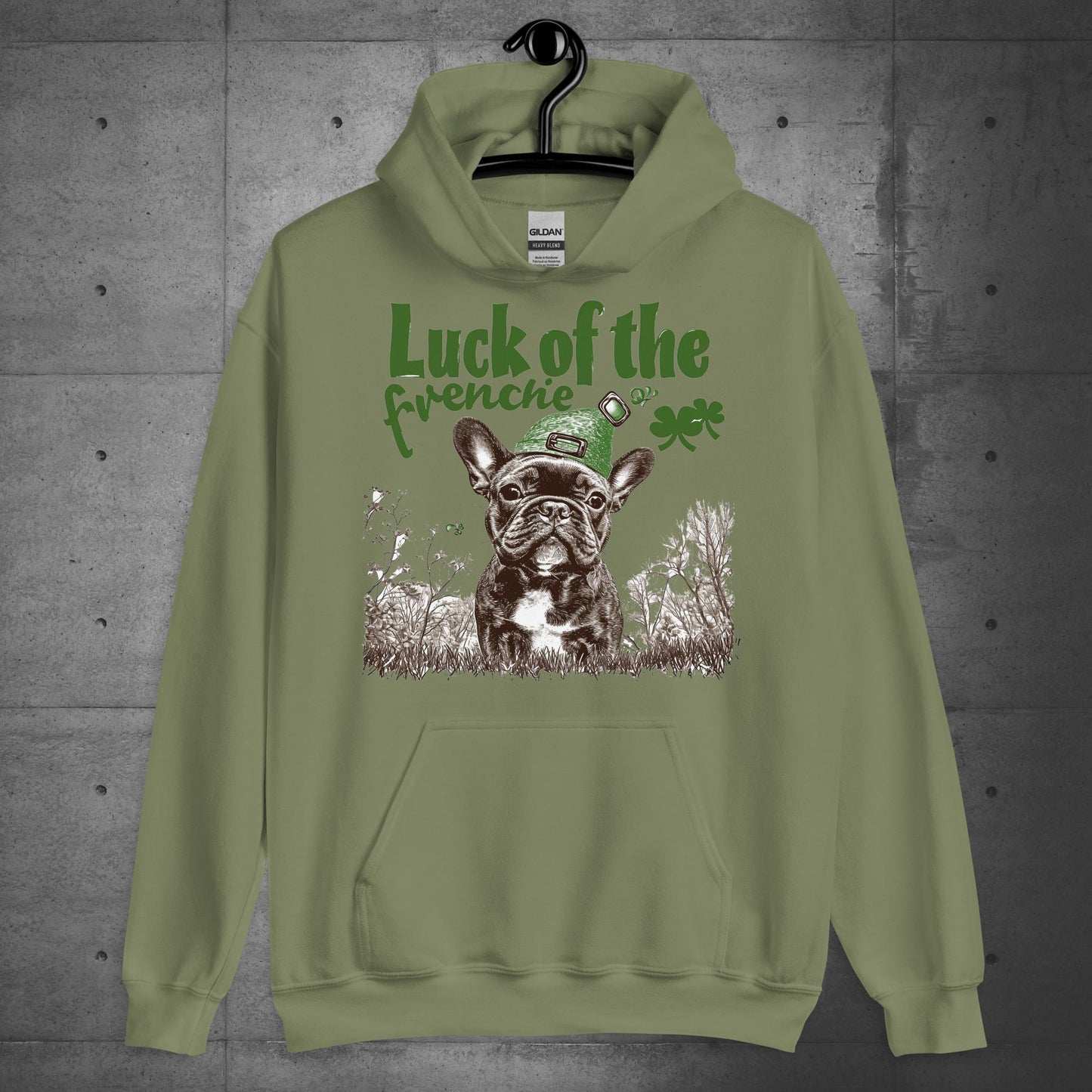 Luck of the Paw-rish Frenchie Unisex Hoodie - Frenchie Emporium