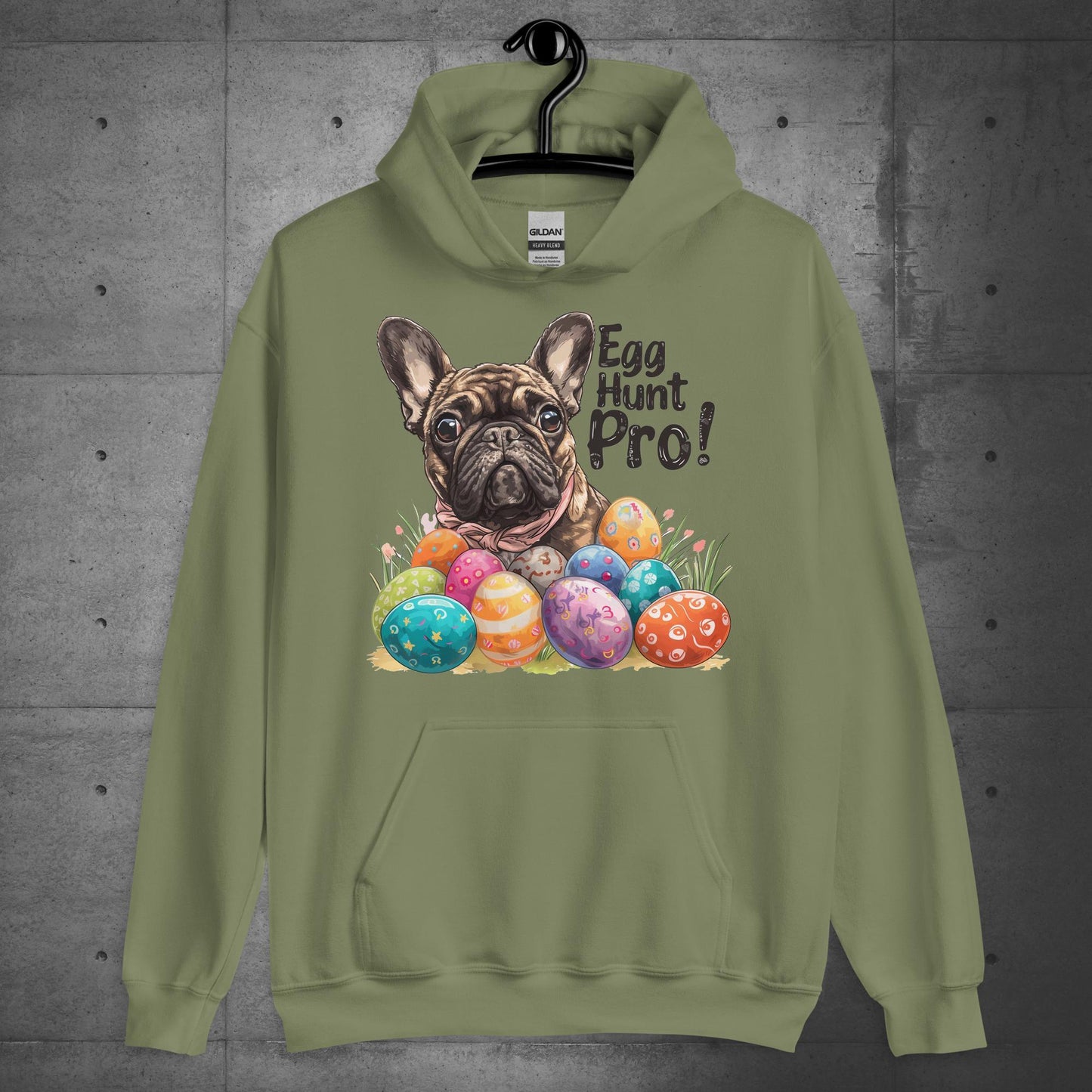 Frenchie "Egg Hunt Pro!" Unisex Hoodie - Frenchie Emporium