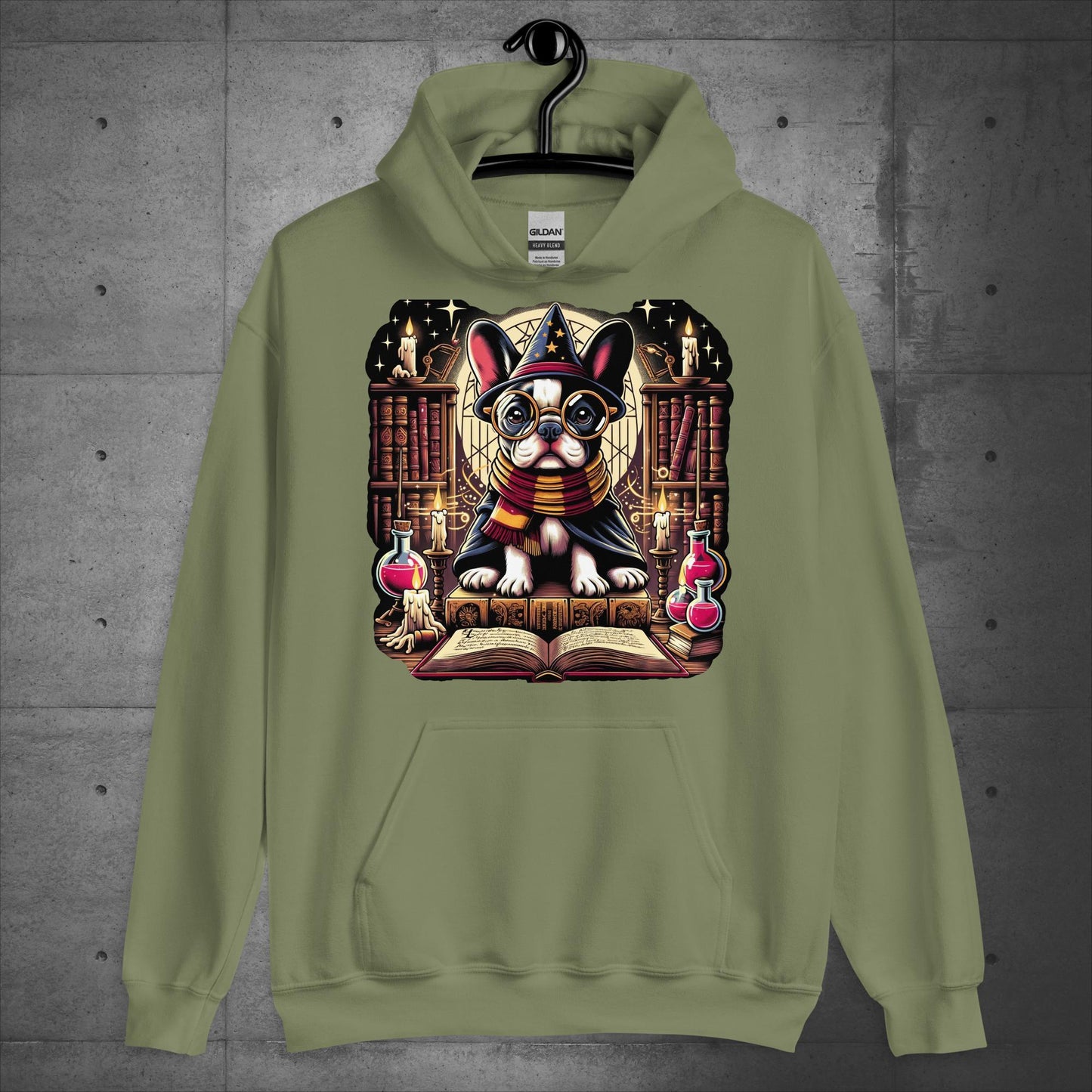 Unisex "Frenchie Wizard's Apprentice" Hoodie - Frenchie Emporium