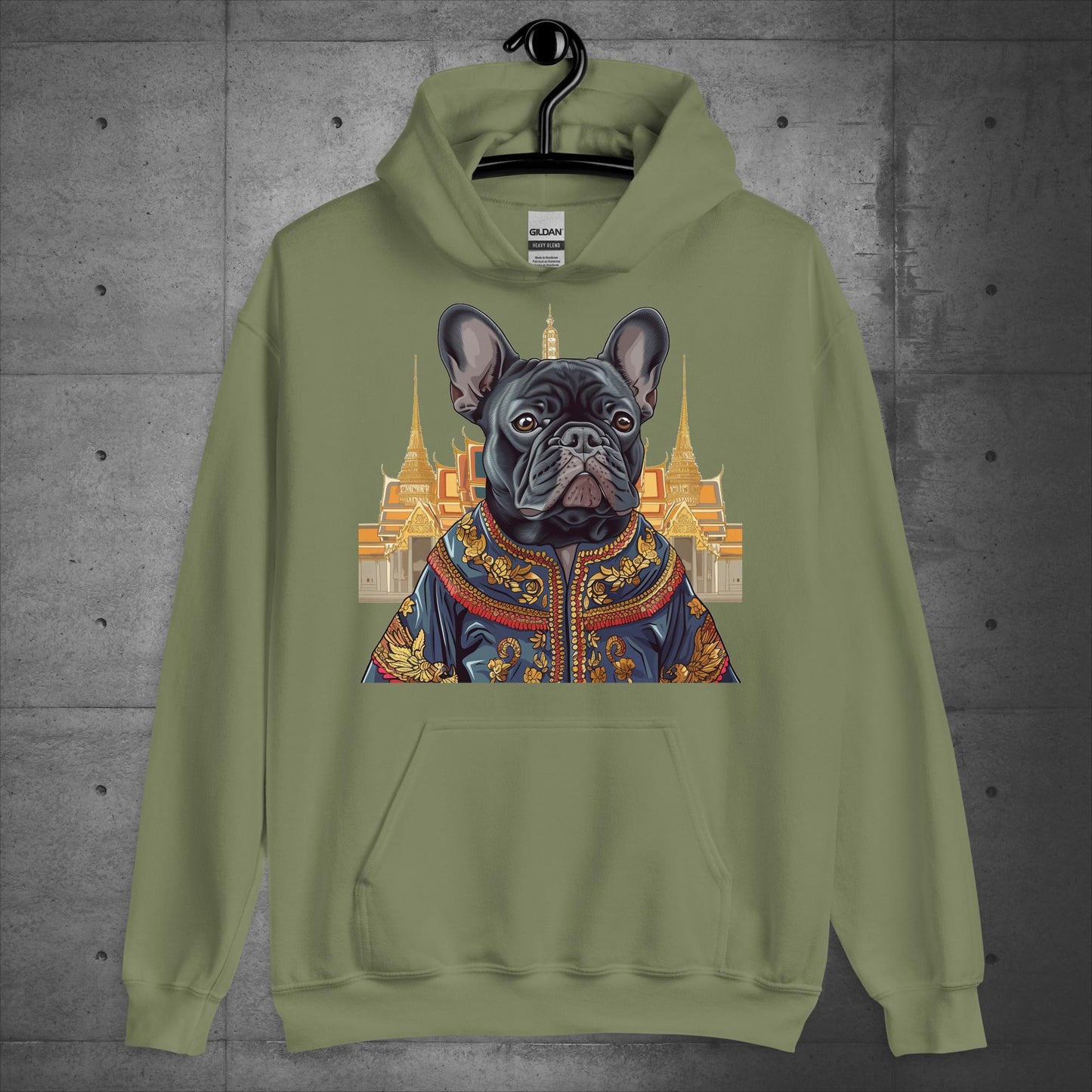 Thai Elegance Frenchie - Unisex Hoodie - Frenchie Emporium