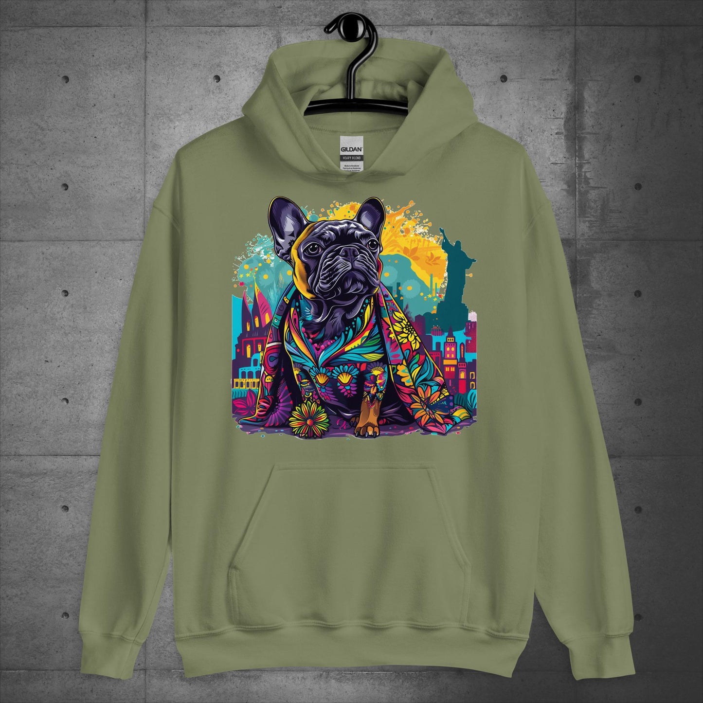 Brazilian Carnival Frenchie - Unisex Hoodie - Frenchie Emporium