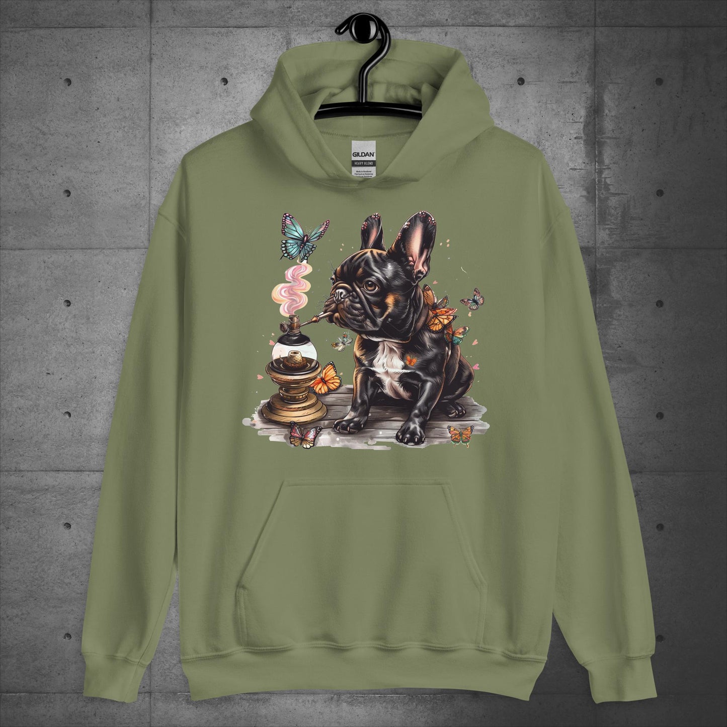 Frenchie Caterpillar Frenchie - Unisex Hoodie - Frenchie Emporium