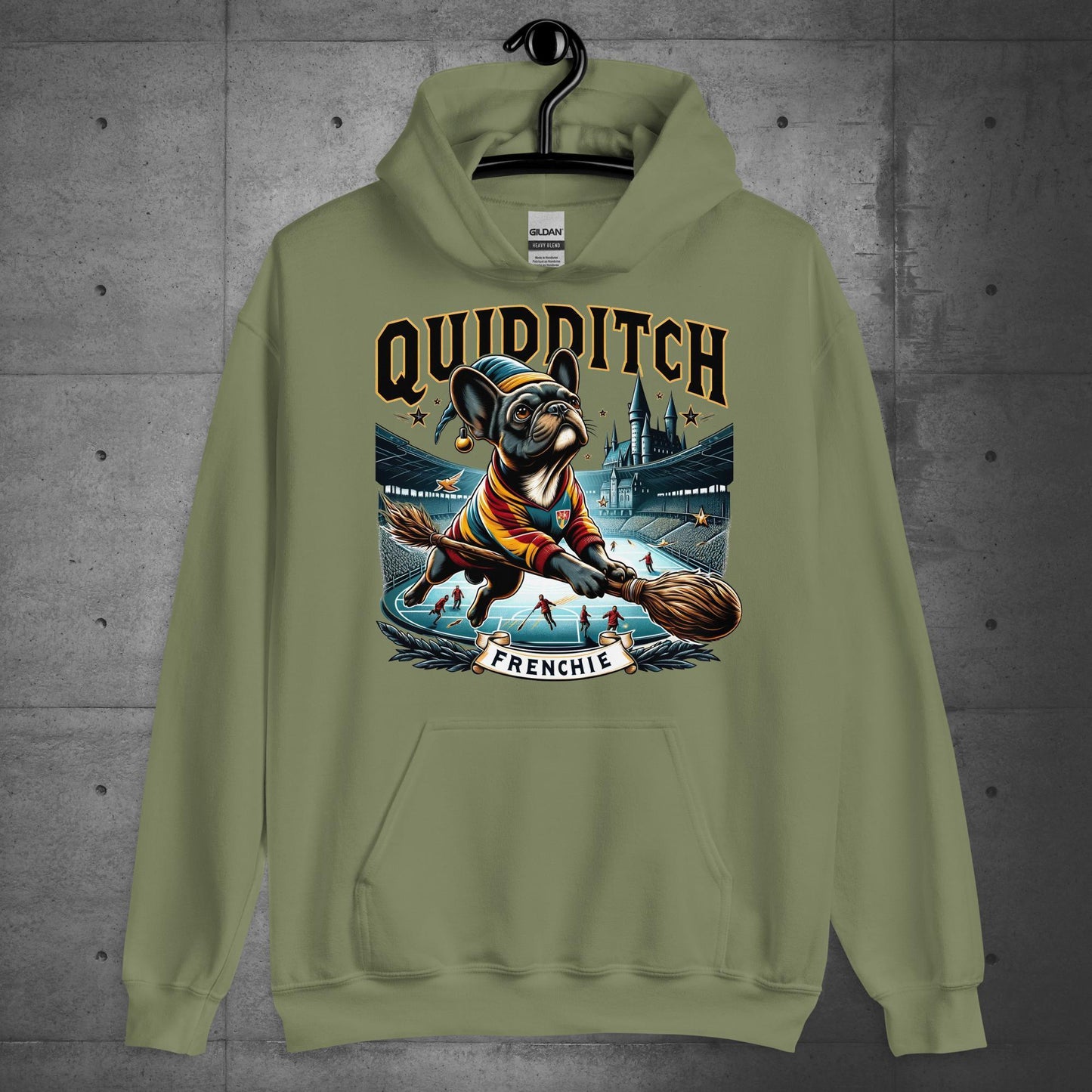 Unisex "Quidditch Frenchie" Hoodie - Frenchie Emporium