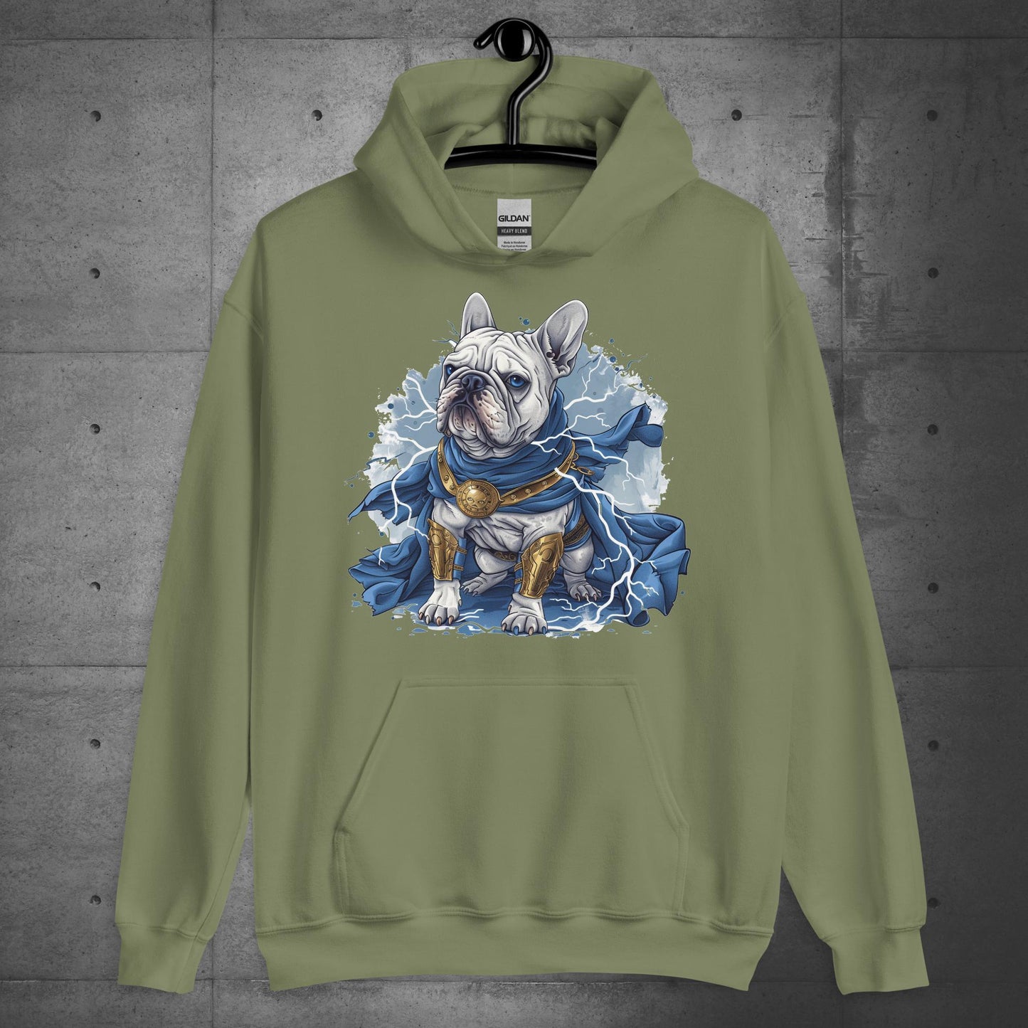 "Divine Authority" Frenchie Unisex Hoodie - Frenchie Emporium