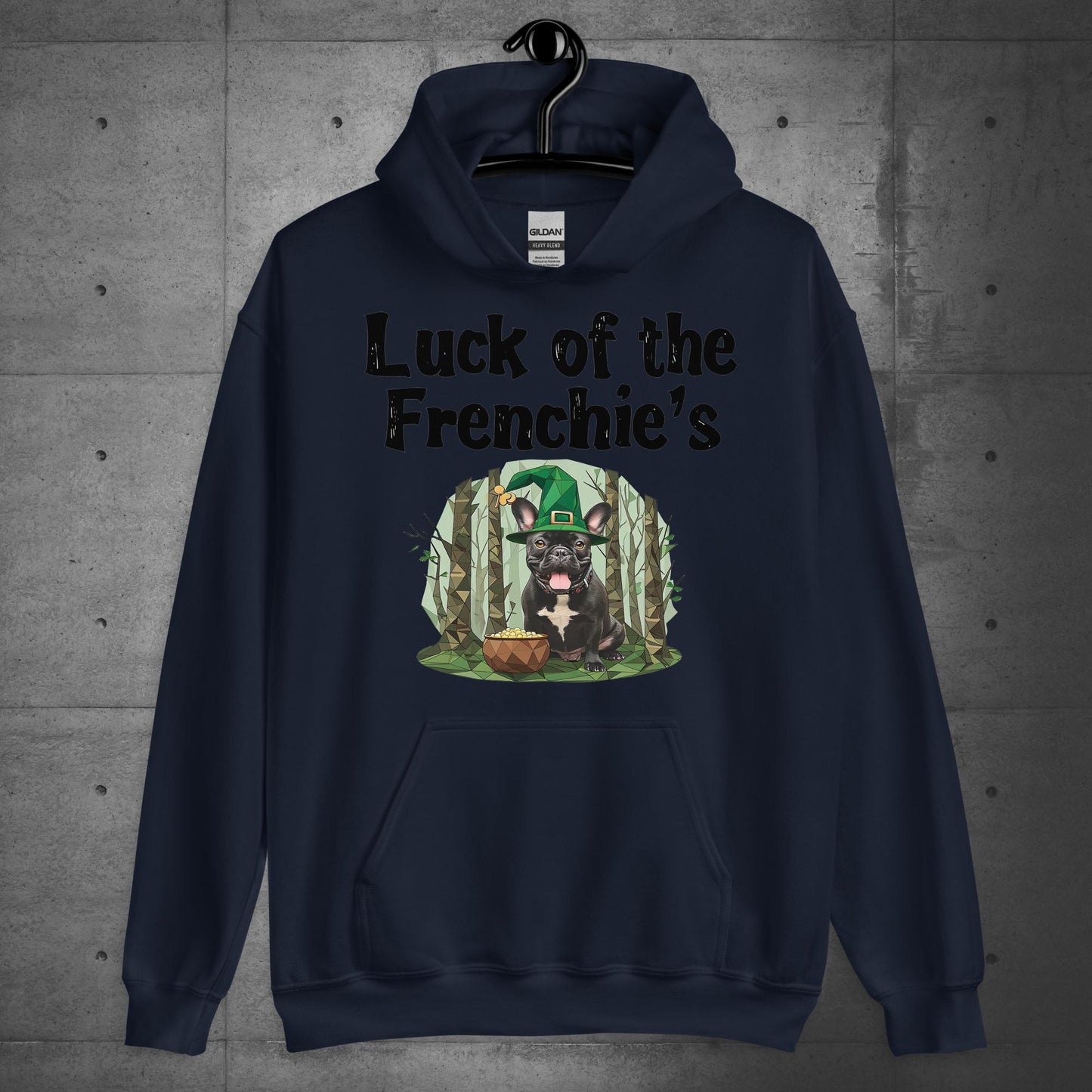 St. Pawtrick's Forest Frenchie Unisex Hoodie