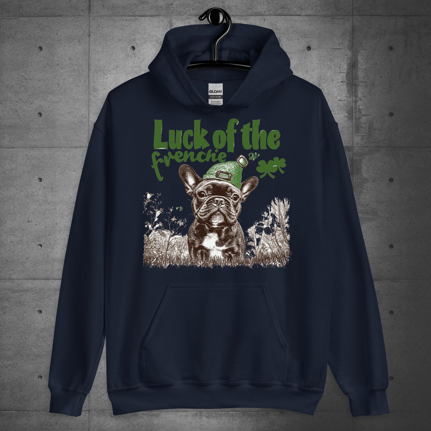 Luck of the Paw-rish Frenchie Unisex Hoodie - Frenchie Emporium