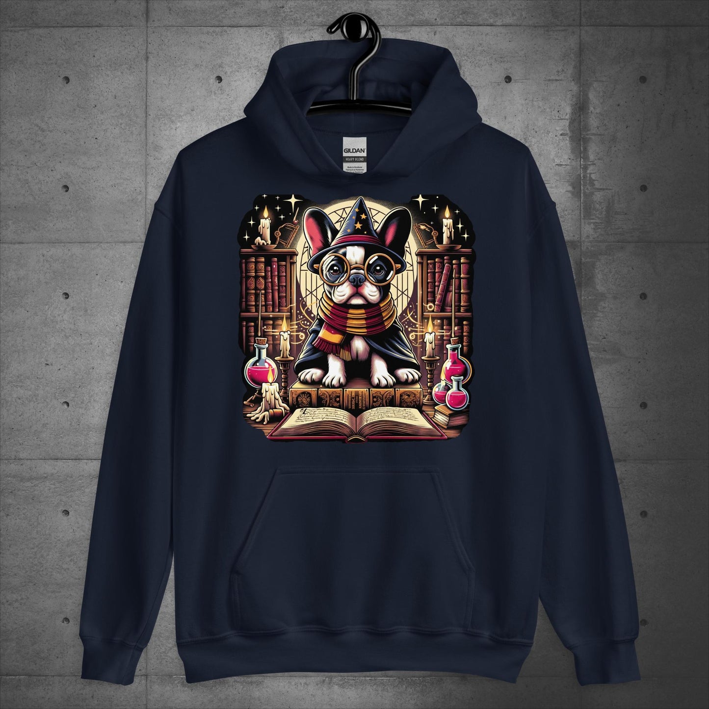 Unisex "Frenchie Wizard's Apprentice" Hoodie - Frenchie Emporium