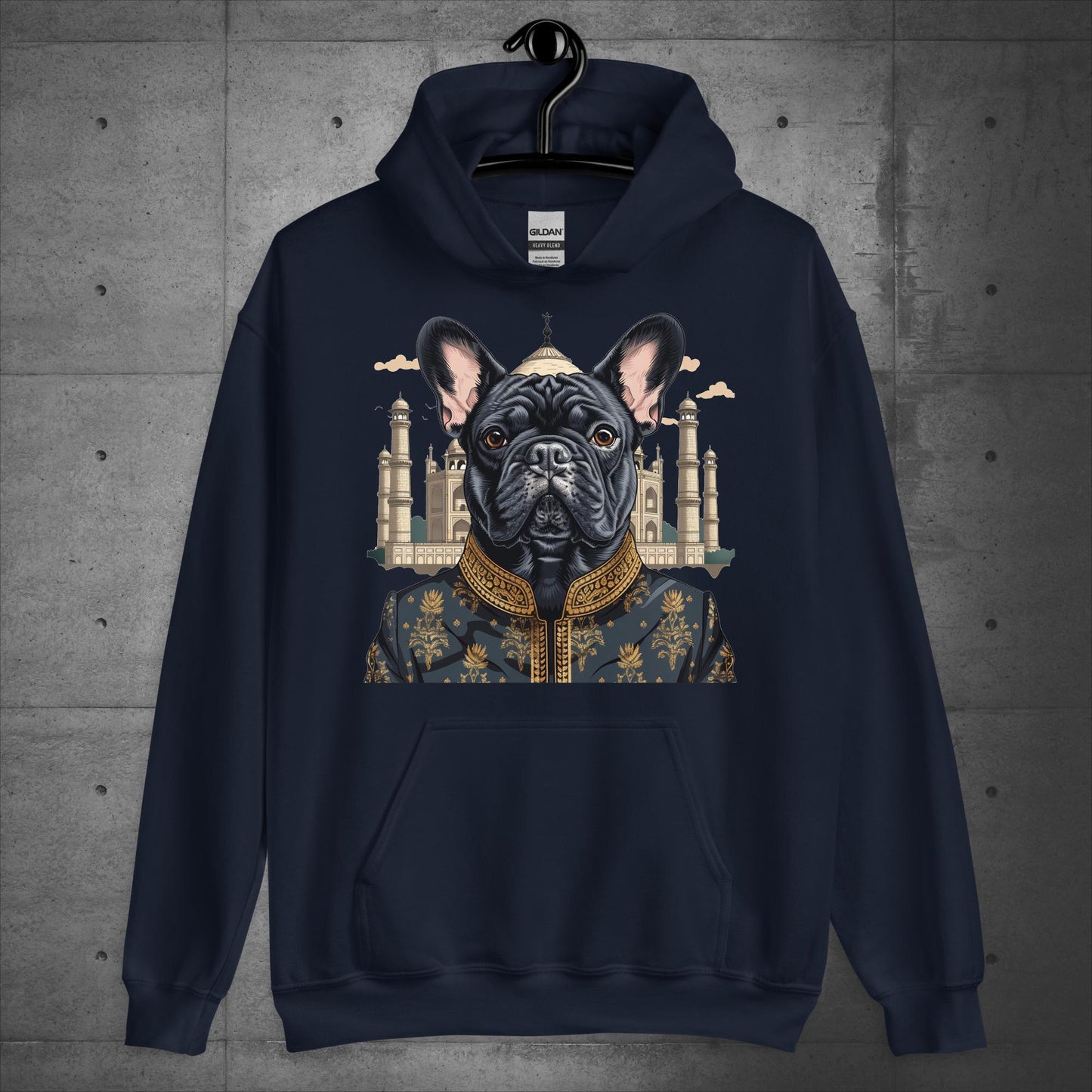 Enchanting Taj Mahal Frenchie Unisex Hoodie - Frenchie Emporium