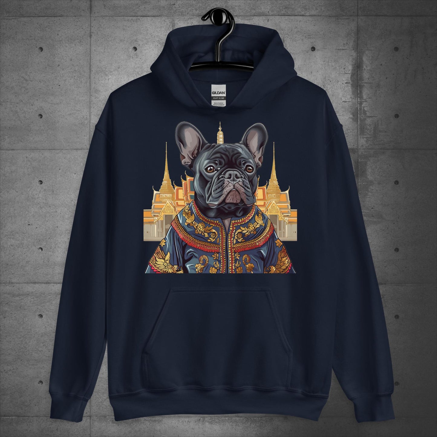 Thai Elegance Frenchie - Unisex Hoodie - Frenchie Emporium