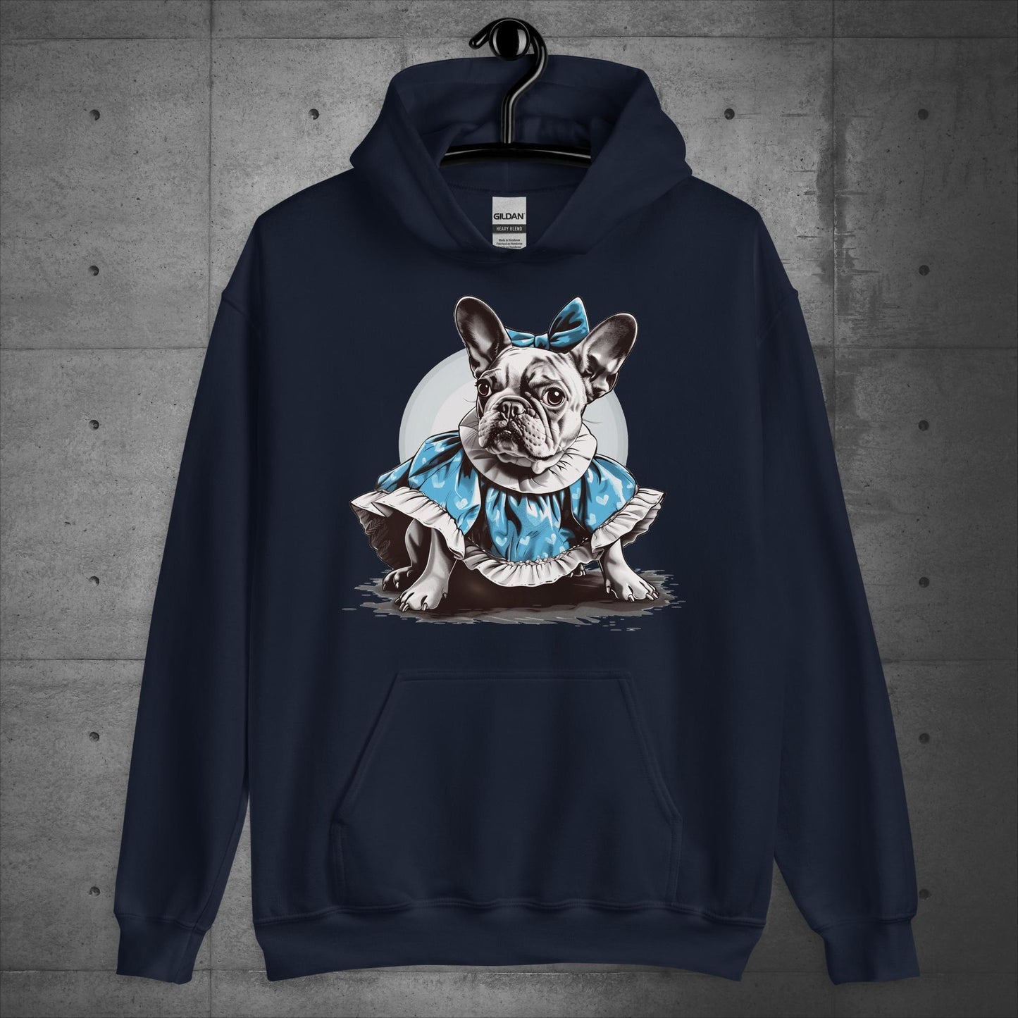 Alice in Wonderland Frenchie - Unisex Hoodie - Frenchie Emporium
