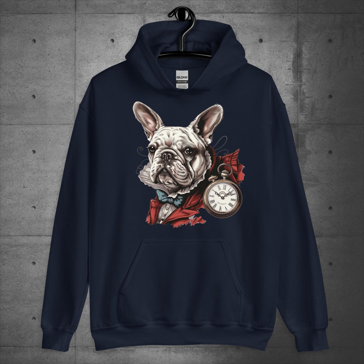White Rabbit Frenchie - Alice in Wonderland - Unisex Hoodie - Frenchie Emporium