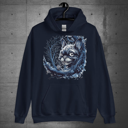 Frenchie Cheshire Cat - Unisex Hoodie - Frenchie Emporium