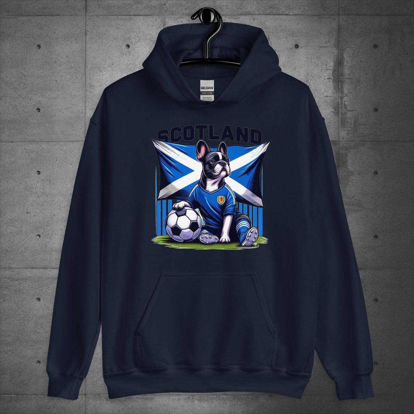 Frenchie Scotland Football Fan - Unisex Hoodie