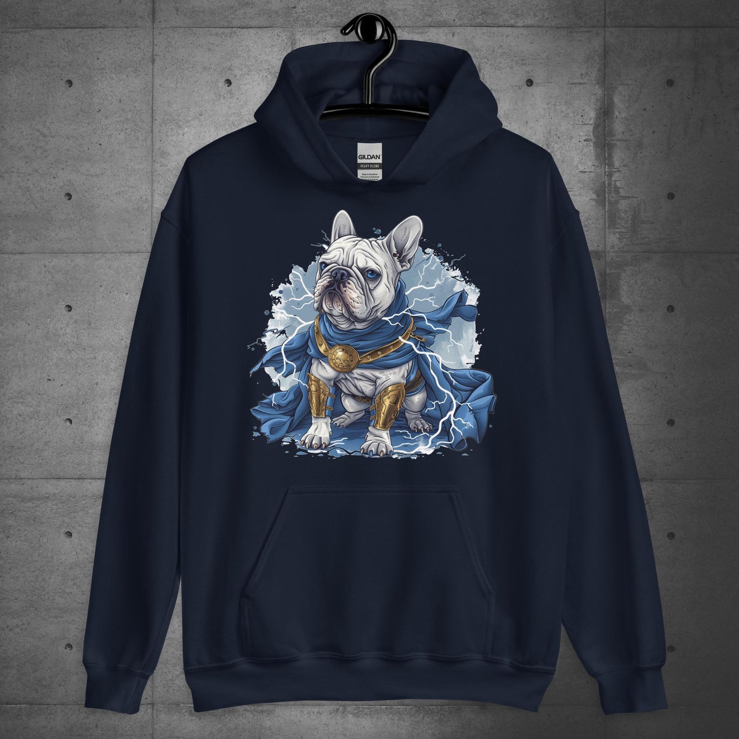"Divine Authority" Frenchie Unisex Hoodie - Frenchie Emporium
