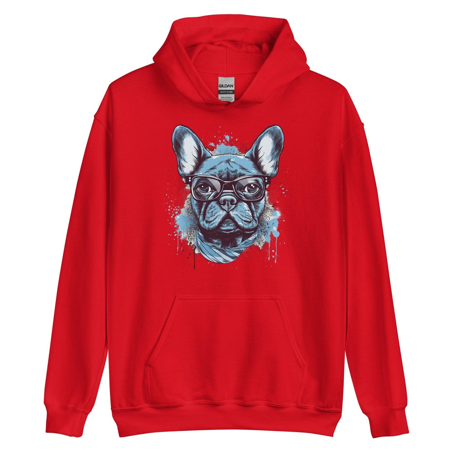 Hipster Frenchie - Unisex Hoodie - Frenchie Emporium