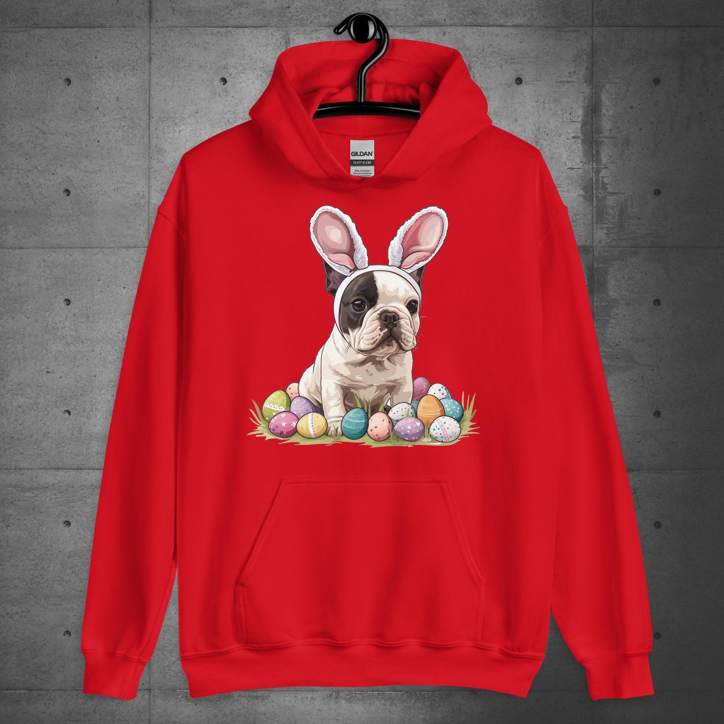 Frenchie Easter Bunny Bliss Unisex Hoodie - Frenchie Emporium