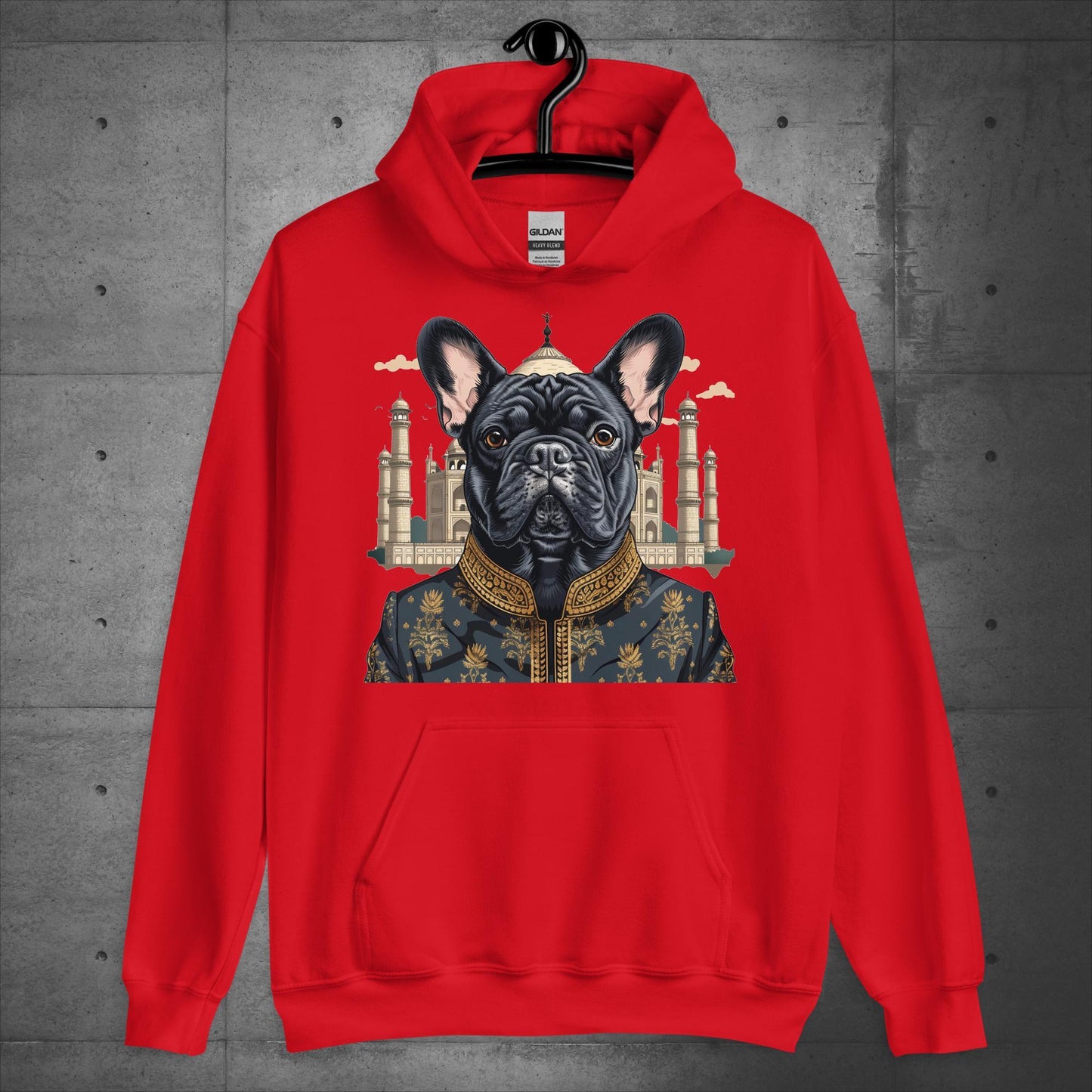 Enchanting Taj Mahal Frenchie Unisex Hoodie - Frenchie Emporium