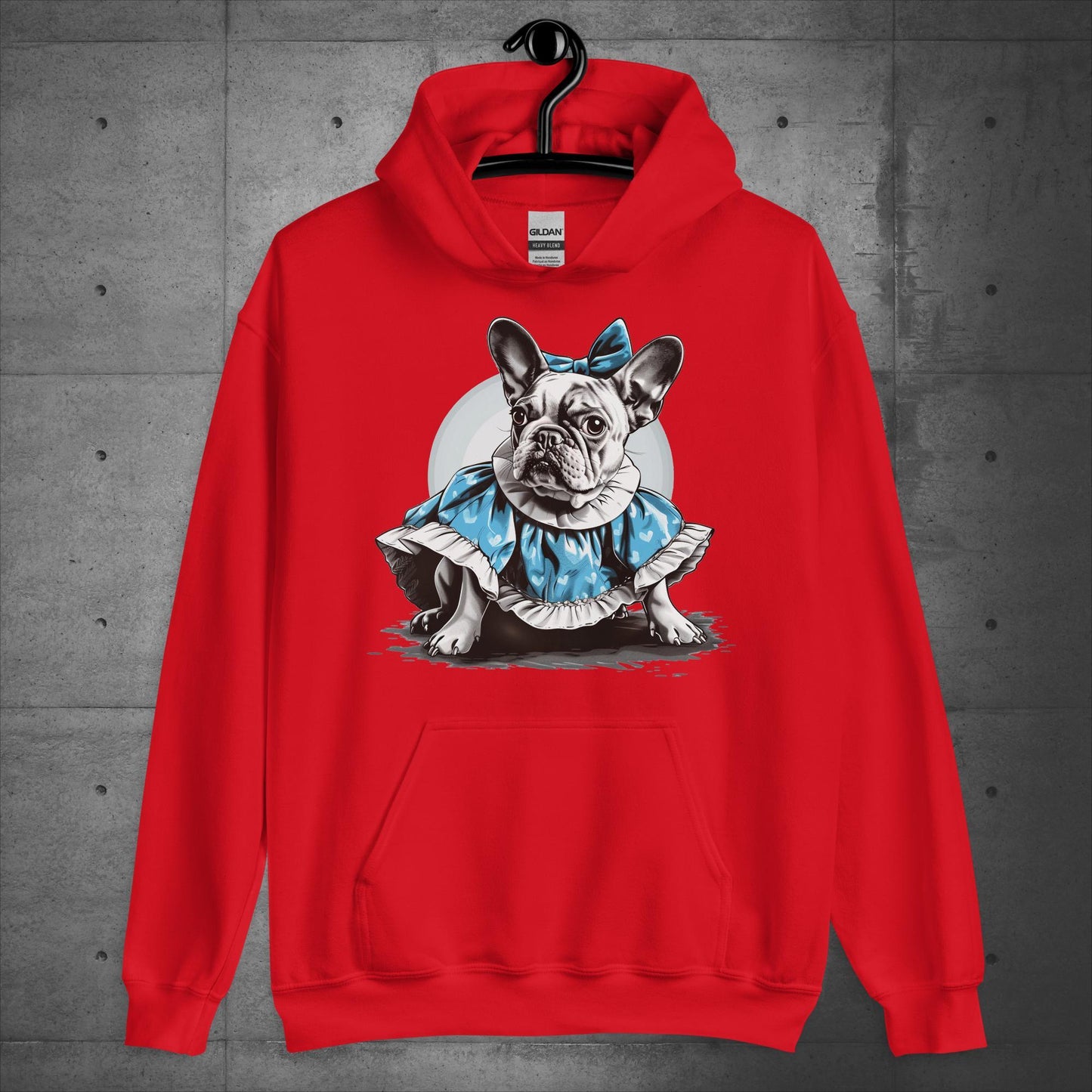 Alice in Wonderland Frenchie - Unisex Hoodie - Frenchie Emporium
