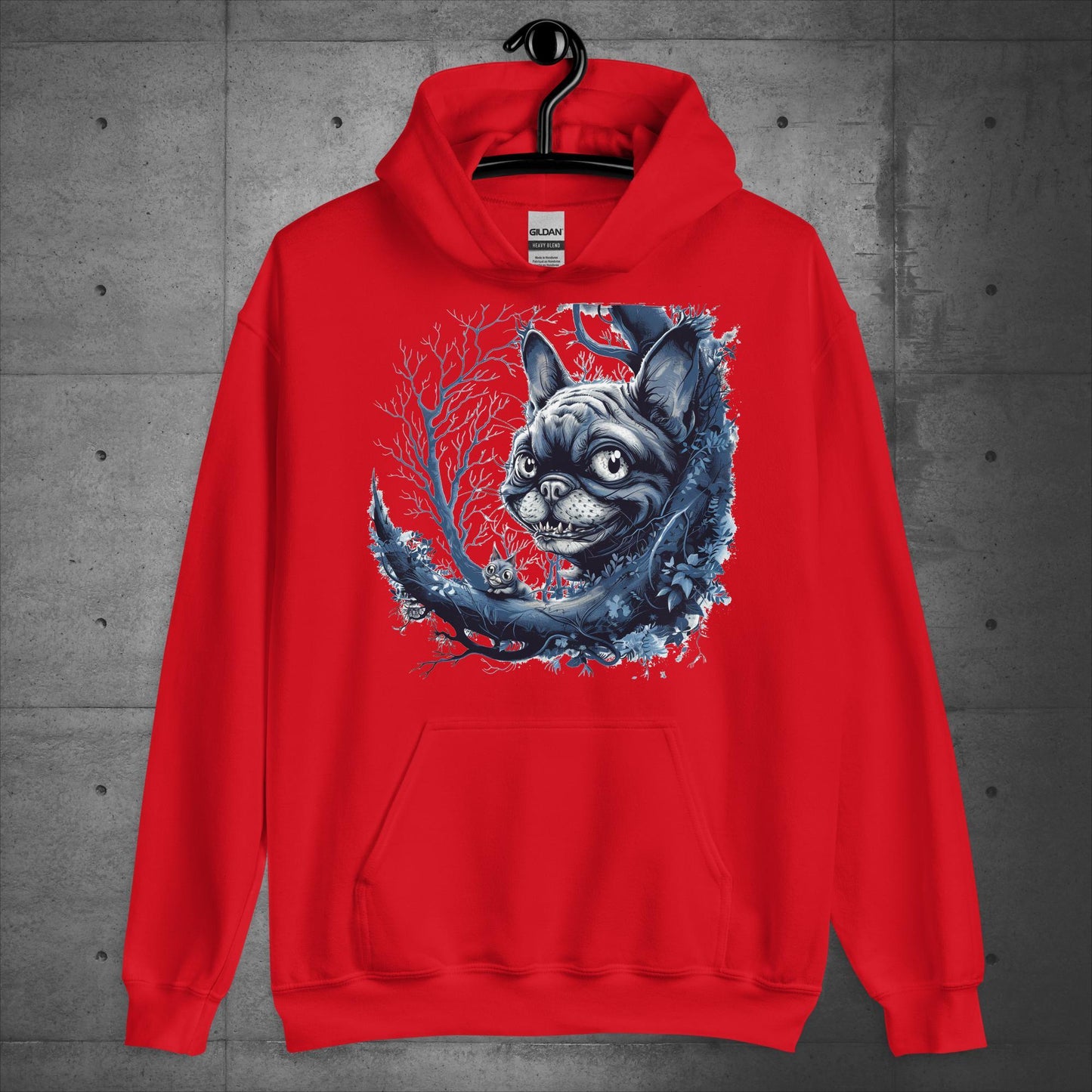 Frenchie Cheshire Cat - Unisex Hoodie - Frenchie Emporium