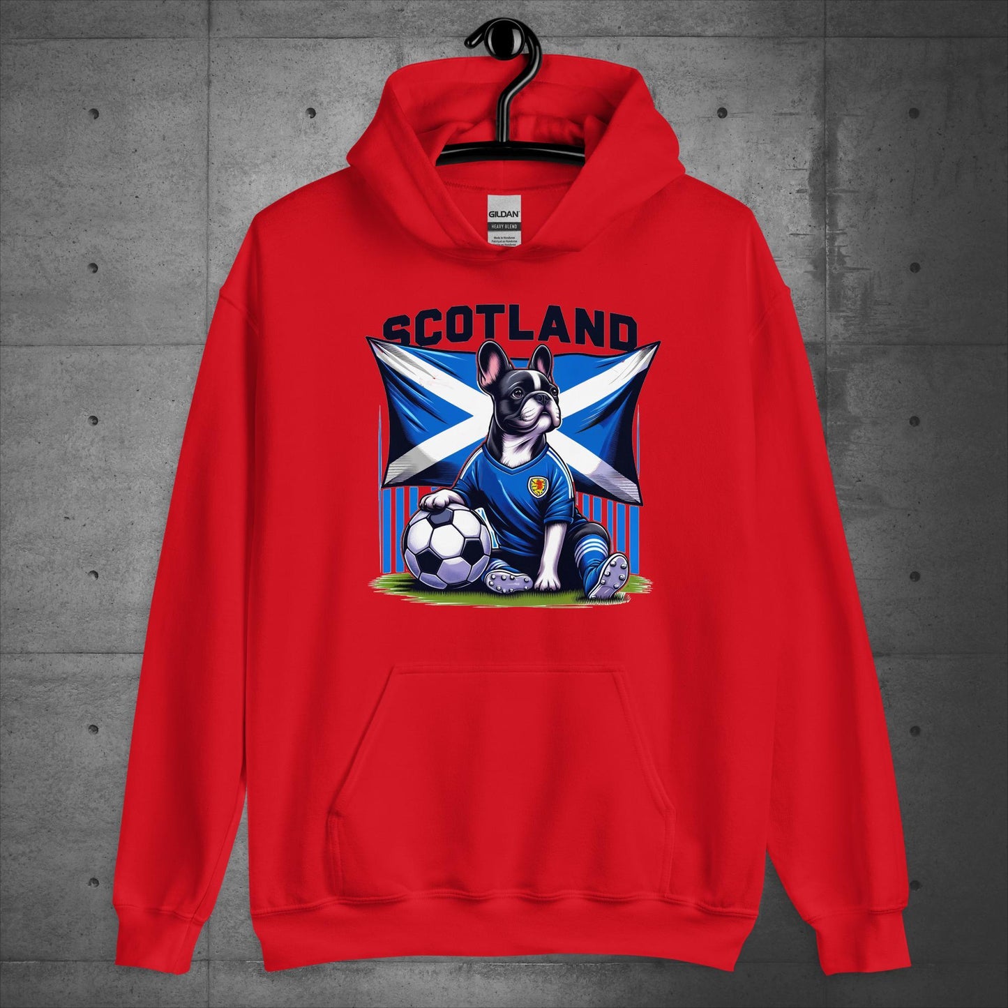 Frenchie Scotland Football Fan - Unisex Hoodie - Frenchie Emporium