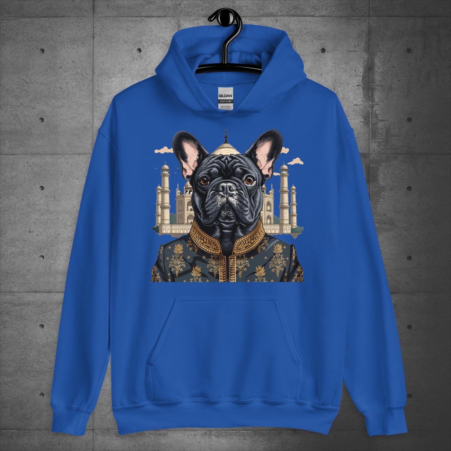 Enchanting Taj Mahal Frenchie Unisex Hoodie - Frenchie Emporium