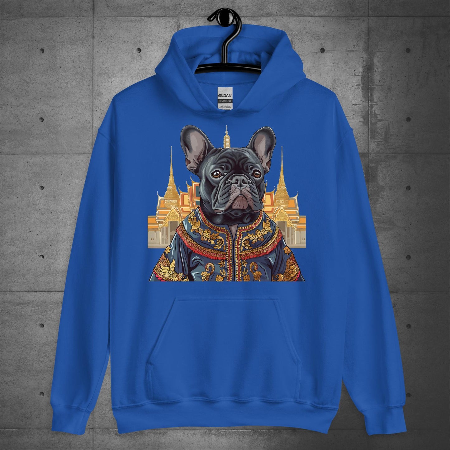 Thai Elegance Frenchie - Unisex Hoodie - Frenchie Emporium