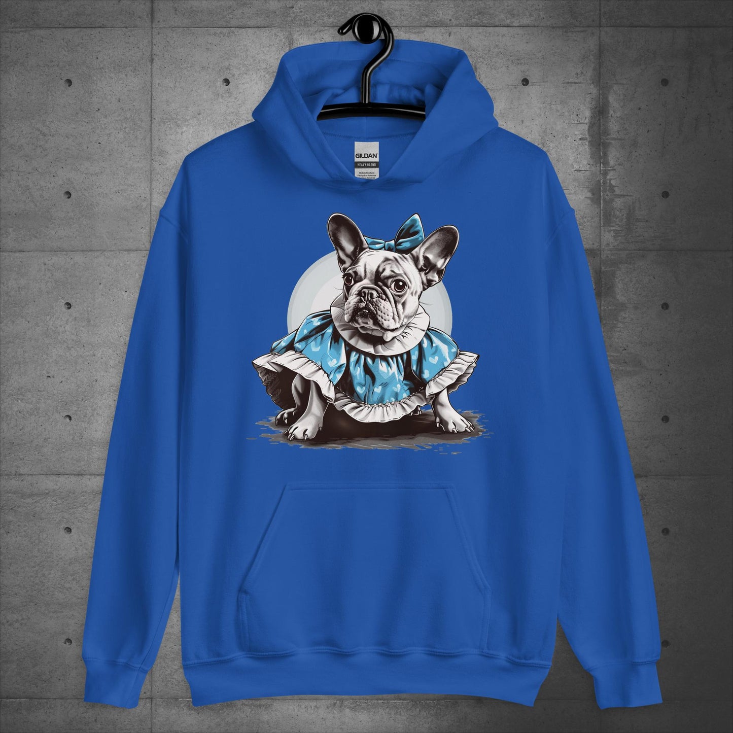 Alice in Wonderland Frenchie - Unisex Hoodie - Frenchie Emporium