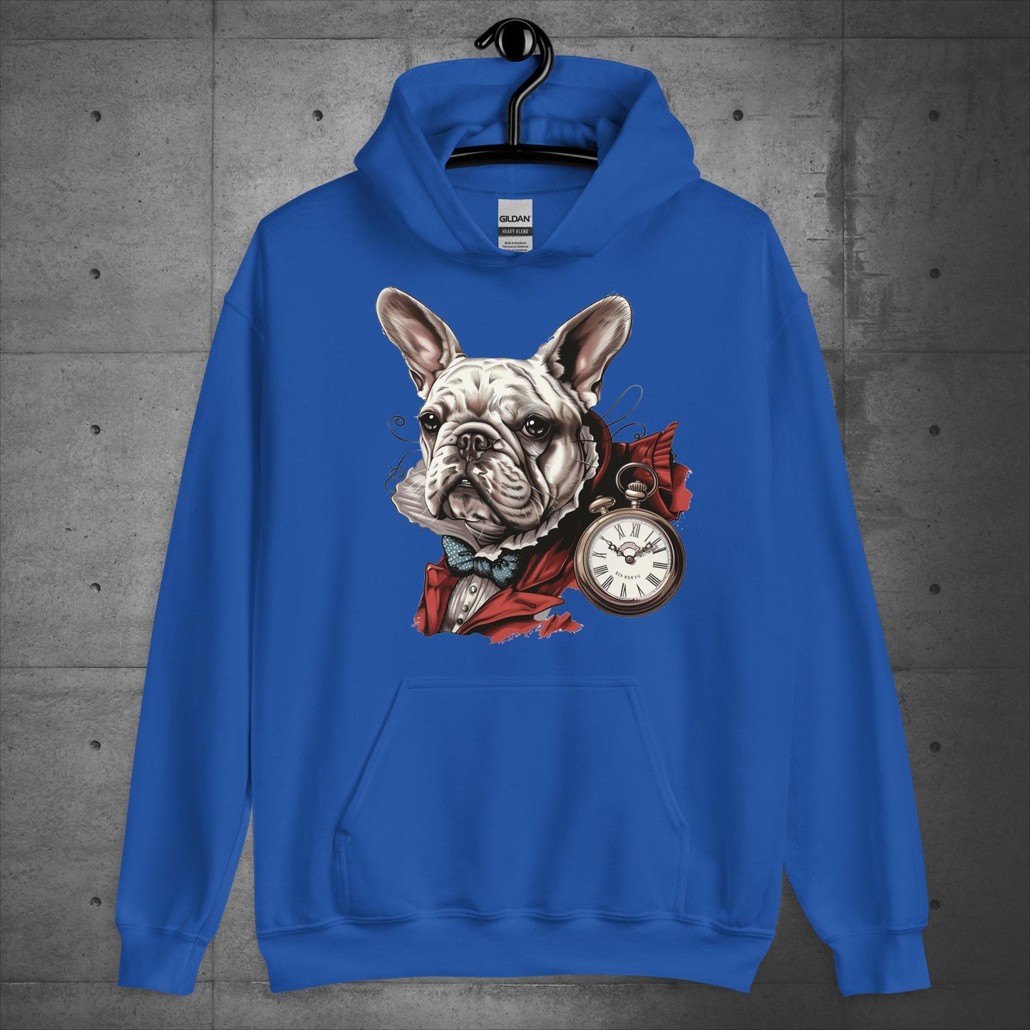 White Rabbit Frenchie - Alice in Wonderland - Unisex Hoodie - Frenchie Emporium