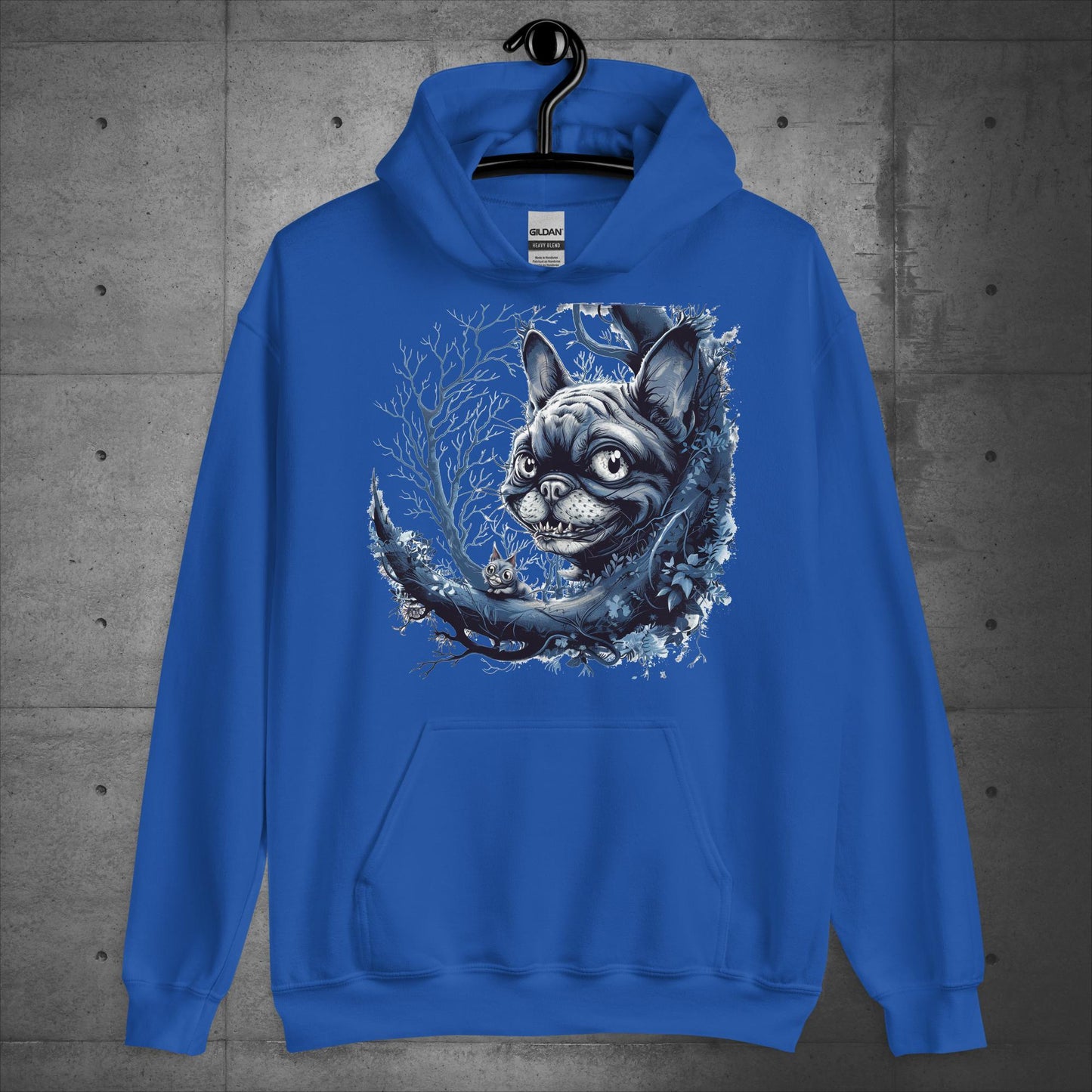Frenchie Cheshire Cat - Unisex Hoodie - Frenchie Emporium