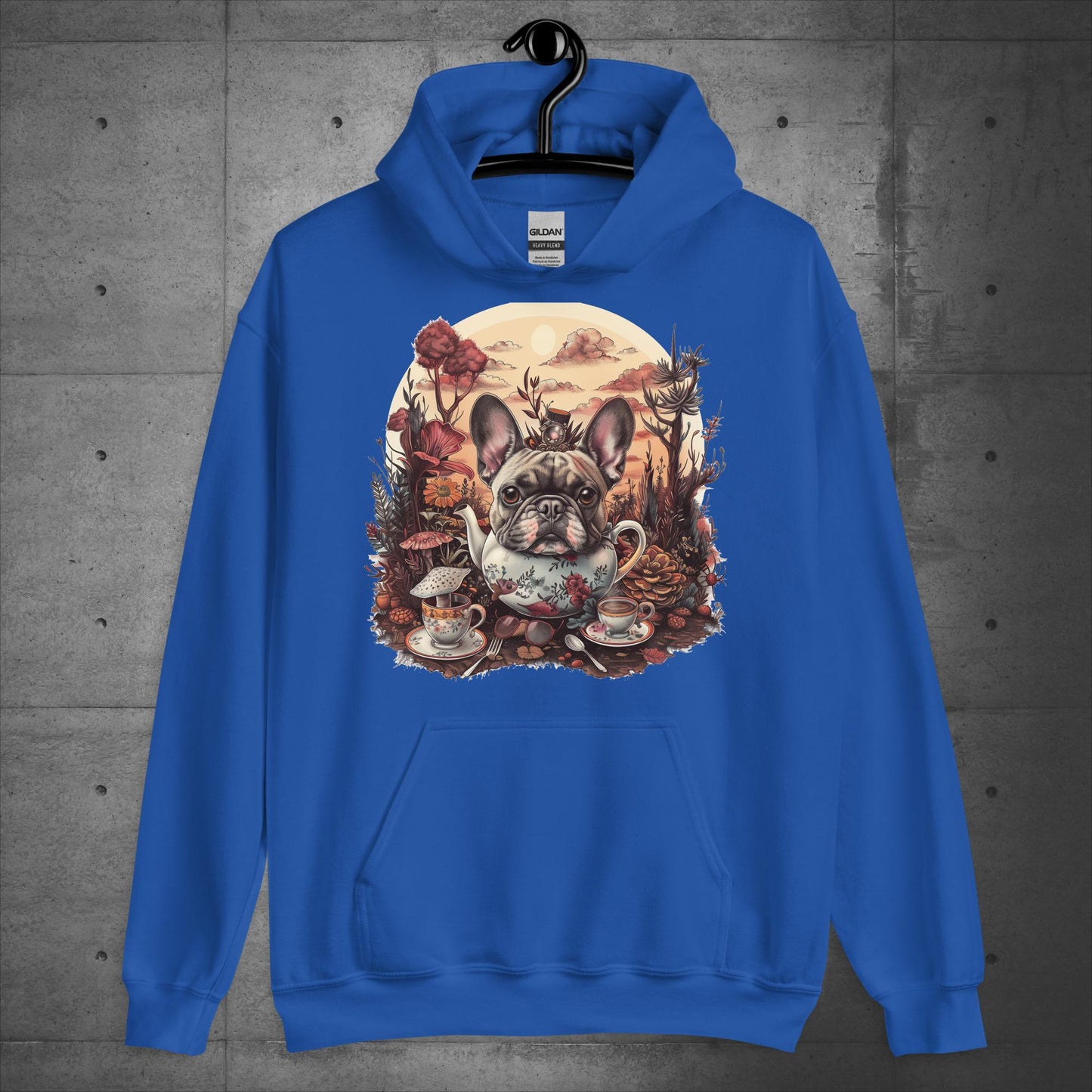 Tea Party Frenchie - Unisex Hoodie - Frenchie Emporium