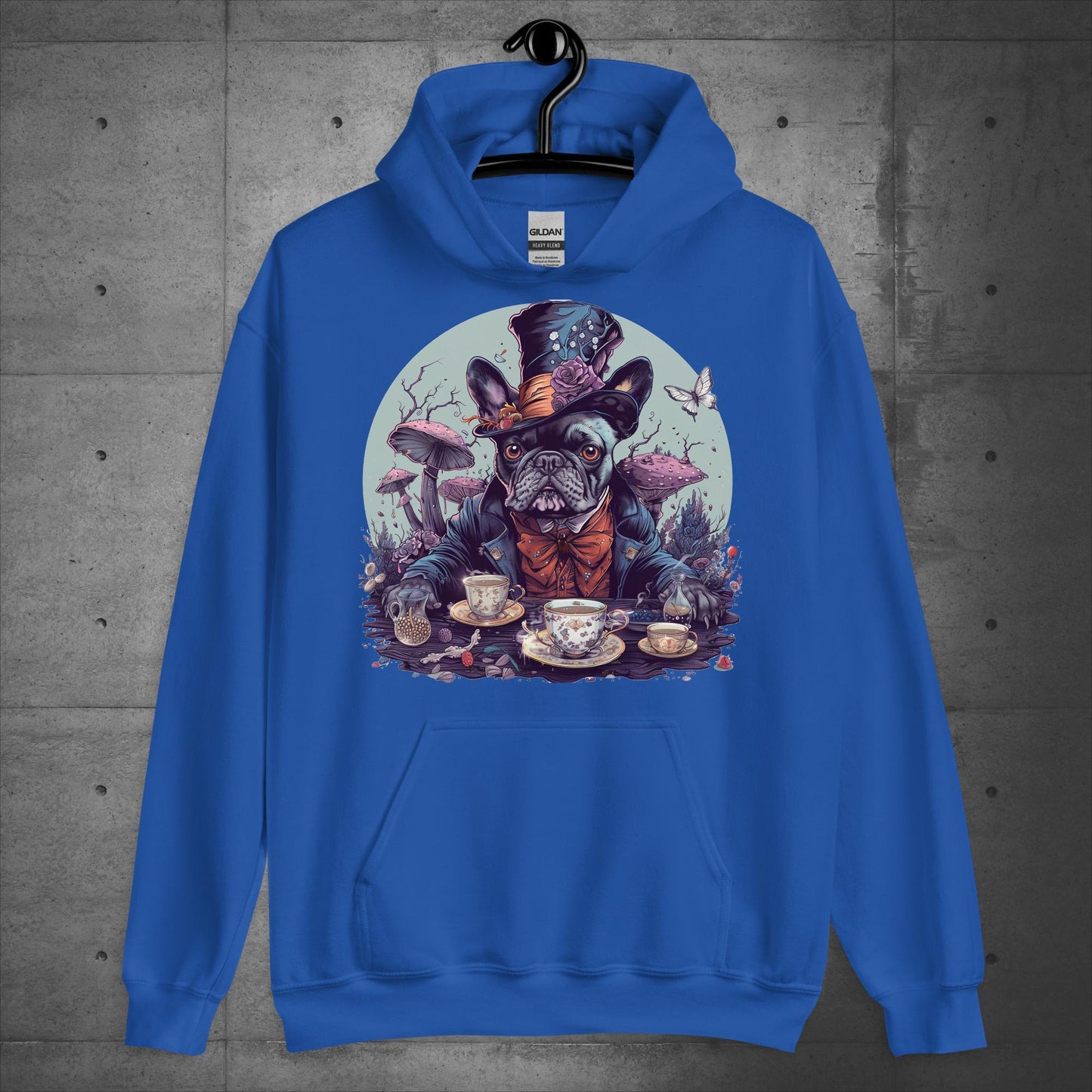 Frenchie Mad Hatter - Unisex Hoodie - Frenchie Emporium