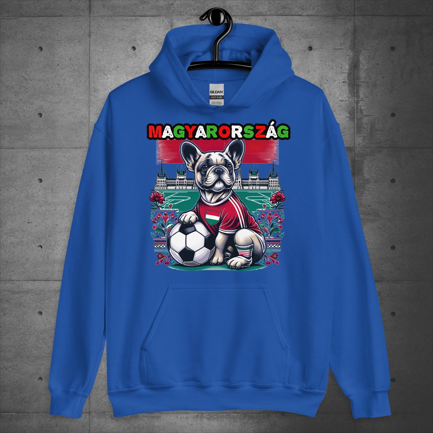 Frenchie Magyarország Football Fan - Unisex Hoodie - Frenchie Emporium